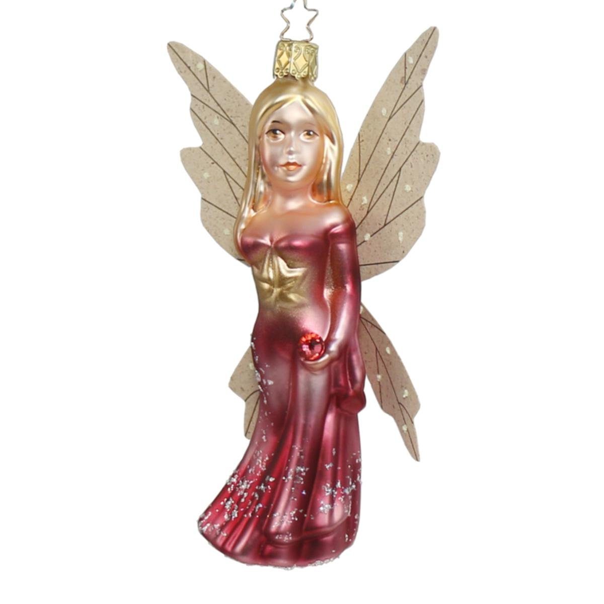 INGE-GLAS® Christbaumschmuck INGE-GLAS® Weihnachts-Anhänger Fee Valeriana ca.15 cm