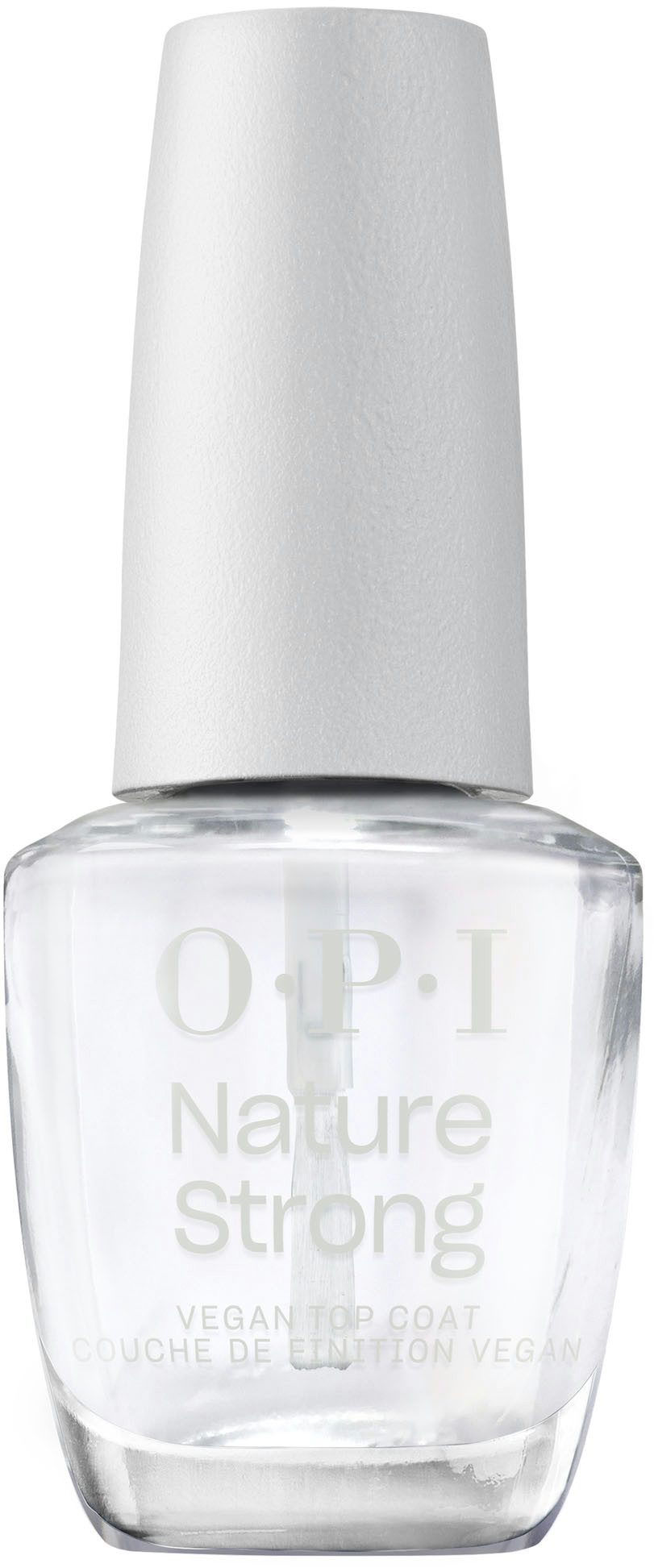 OPI Überlack Nature Strong Top Coat, glänzend, langhaltend, schützt vor Farbverlust, makelloses Finish