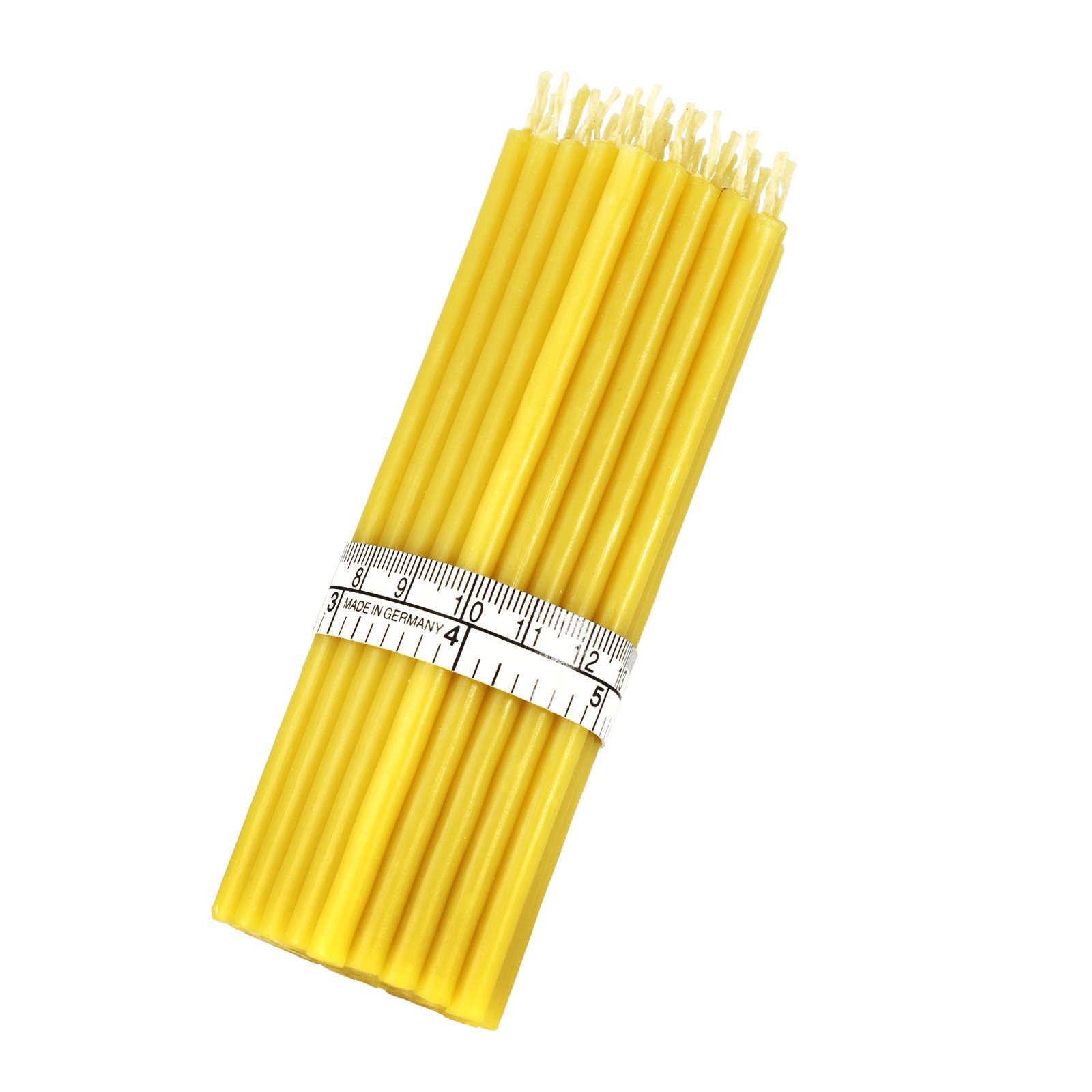 NKlaus Spitzkerze 50x Qualität dünne Wachskerzen Höhe 12,5cm Kirche (50x - ca. 140g)