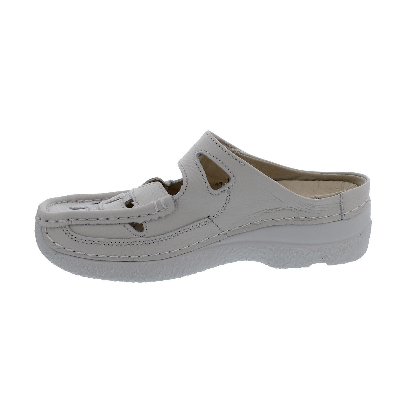 WOLKY Wolky Roll Clog, Talaria Floater leather, Offwhite, 0623471-120 Clog