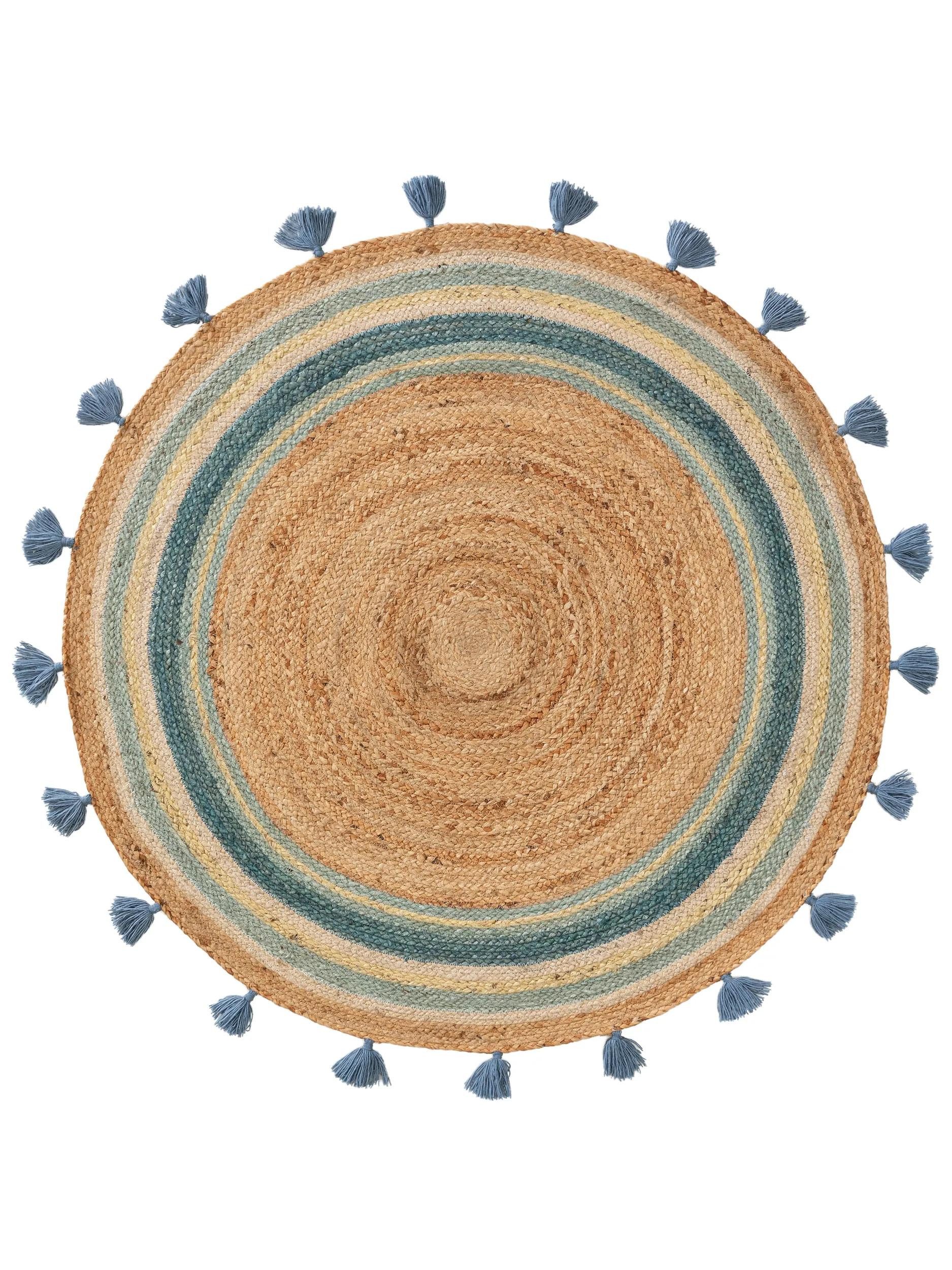 benuta Kinderteppich Lovis, rund, Höhe: 5 mm, Kunstfaser, Berber, Ethno-Style, Wohnzimmer