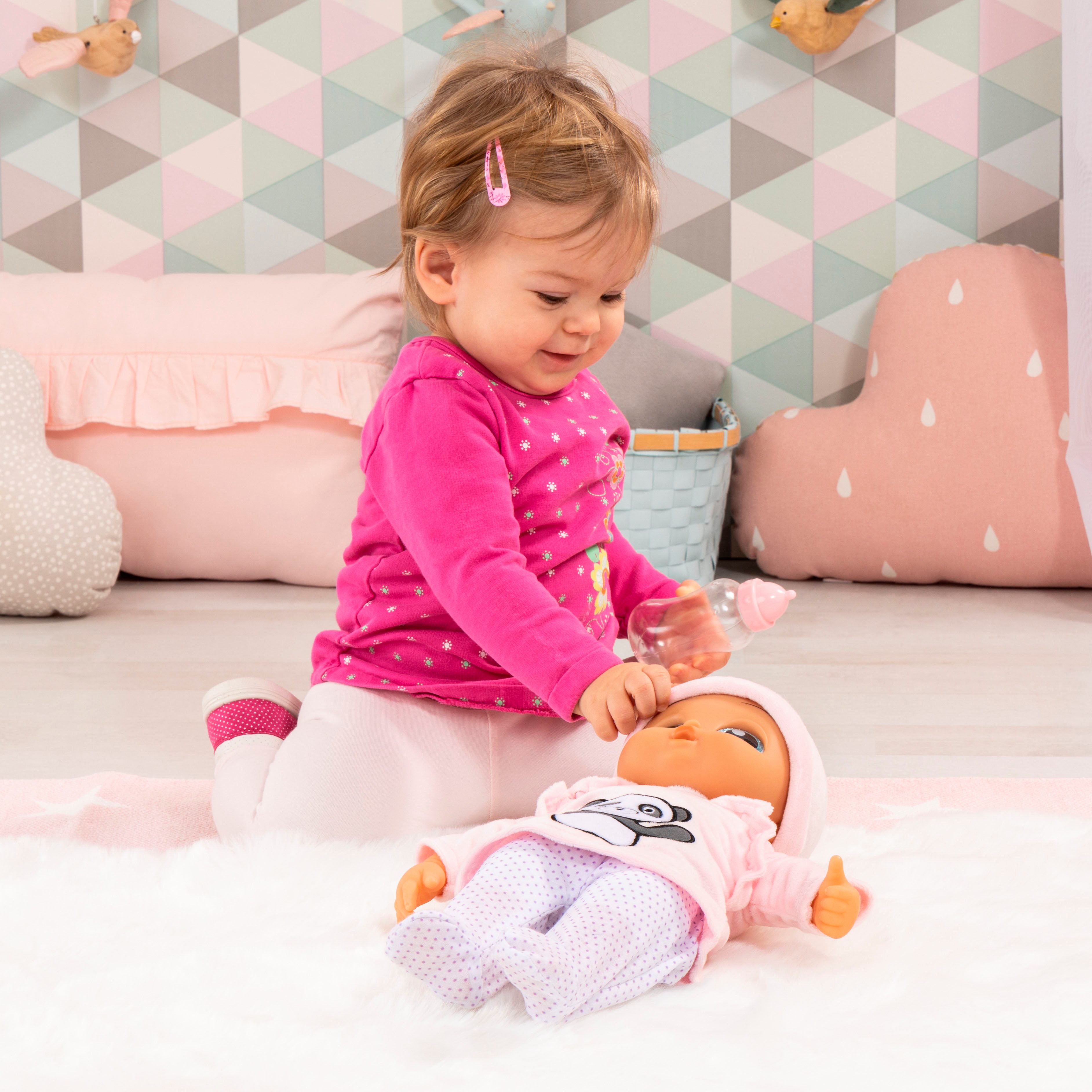 Bayer Babypuppe I Baby Interactive, 38 cm (3-tlg)