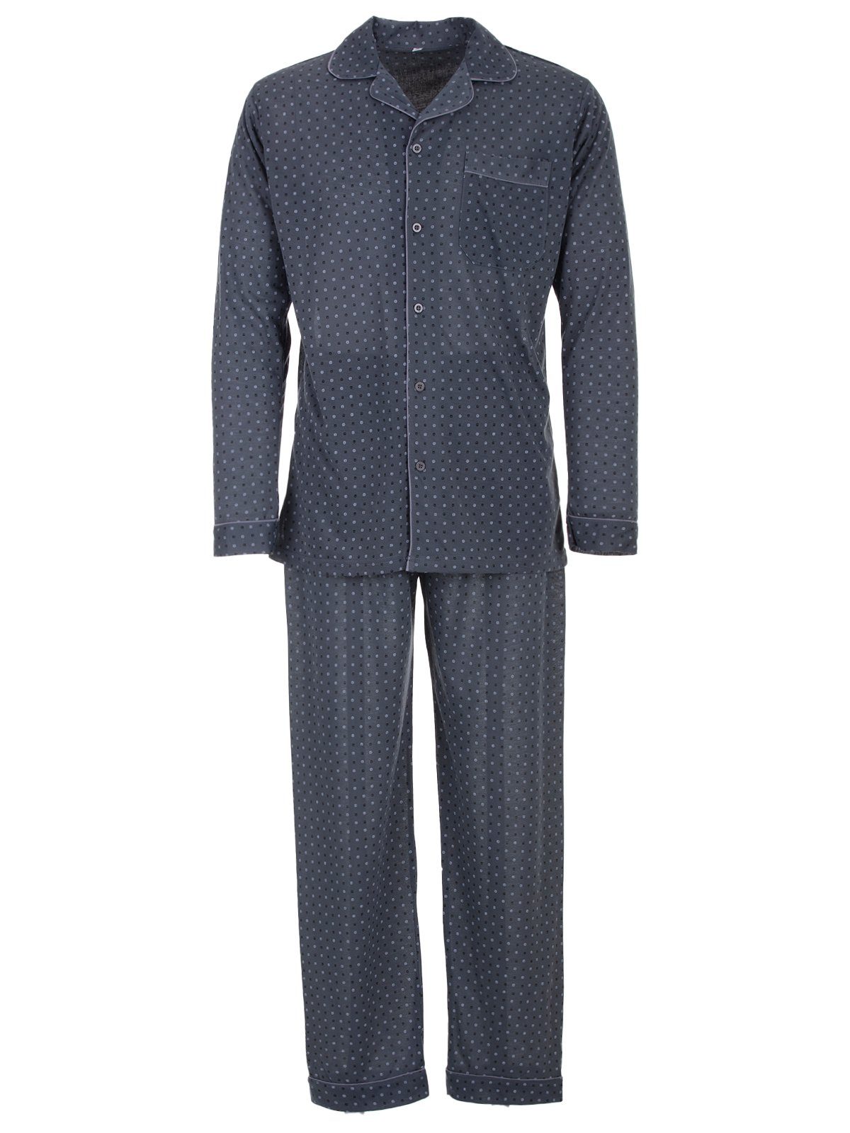 Lucky Nachthemd Pyjama set Langarm - Two Dots Buttons günstig online kaufen