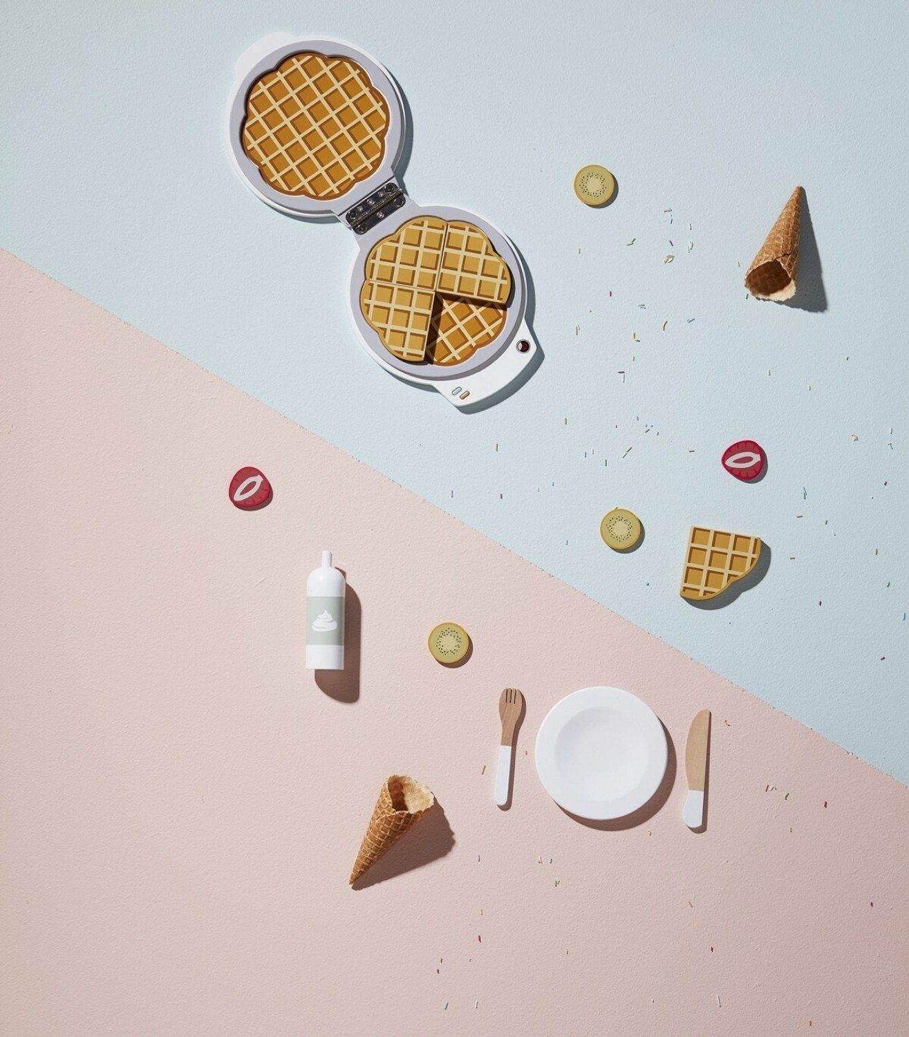 Kids Concept Kinder-Haushaltsset Kids Bistro Waffeleisen Bistro