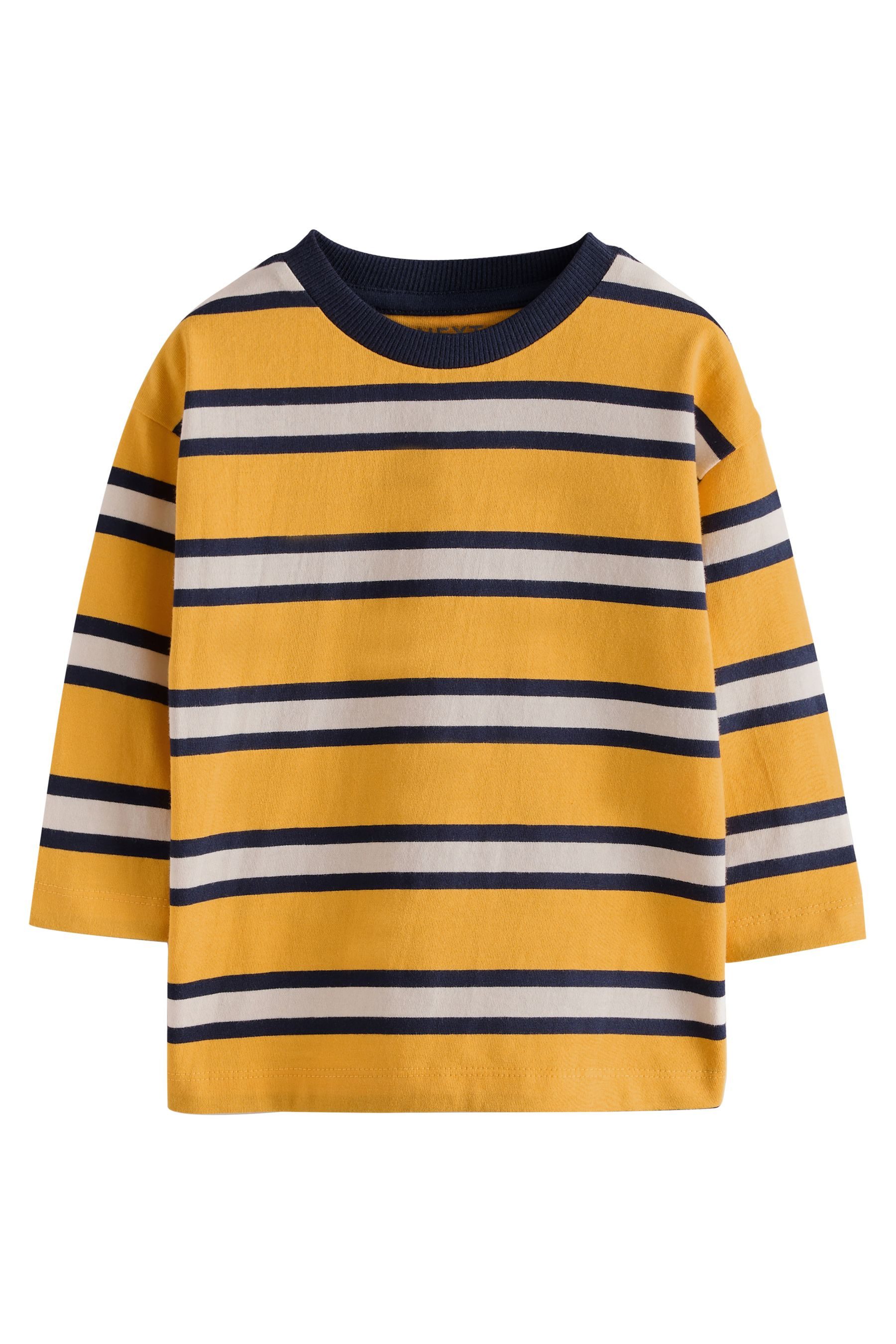 Next Langarmshirt 3er-Pack Langarmshirts mit Grafik (3-tlg) – Bild 4 von 5