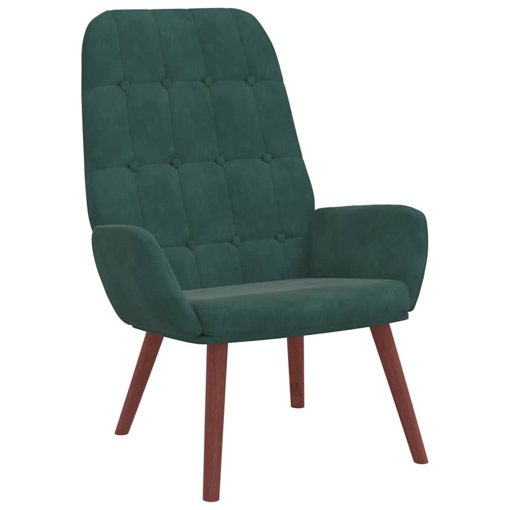 vidaXL Sessel Relaxsessel Dunkelgrün Samt (1-St) günstig online kaufen