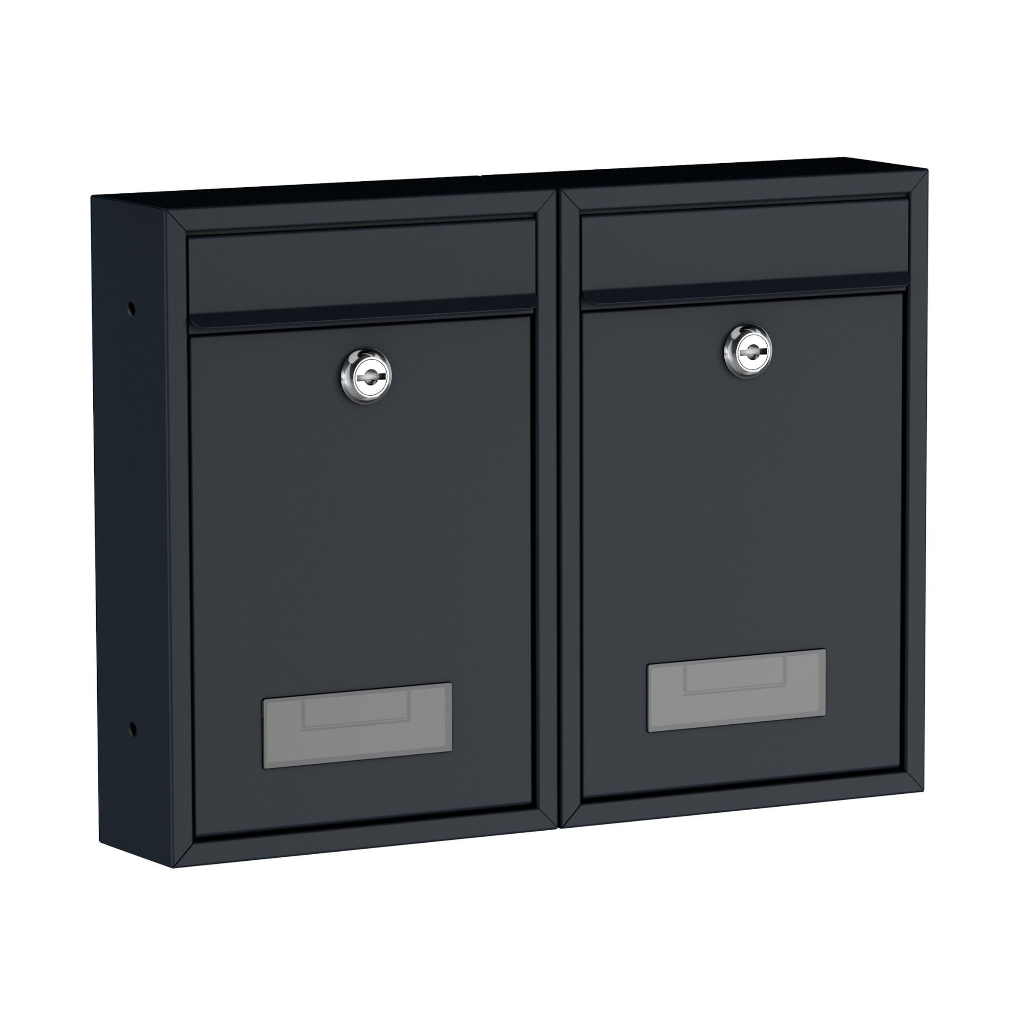 BASI Wandbriefkasten Wandbriefkasten, Maße 320 x 215 x 82 mm (Spar-Set, 2-S günstig online kaufen