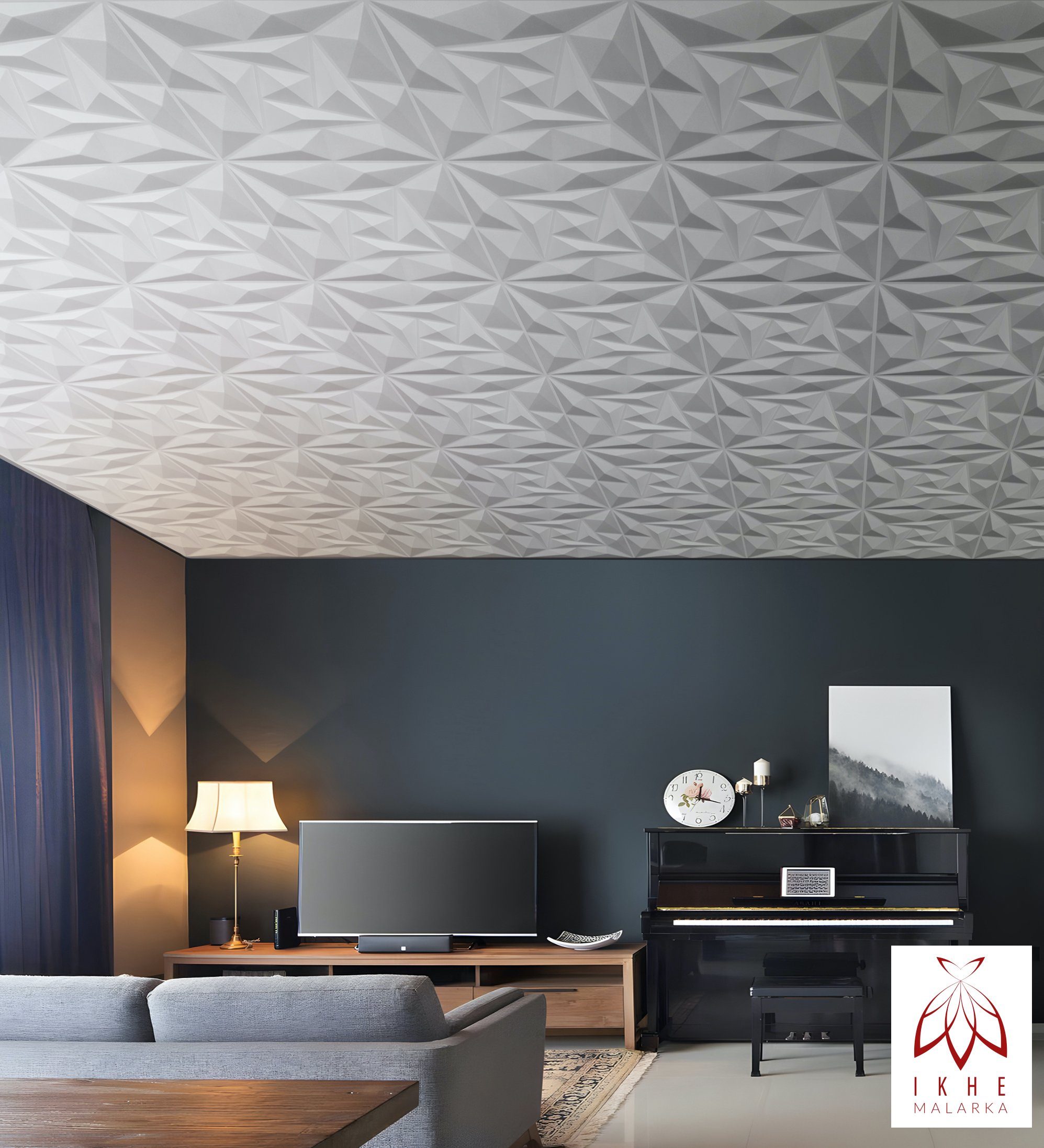 IKHEMalarka 3D Wandpaneel aus Polystyrol Styropor XPS 4m²/16 Stück, BxL: 50 günstig online kaufen