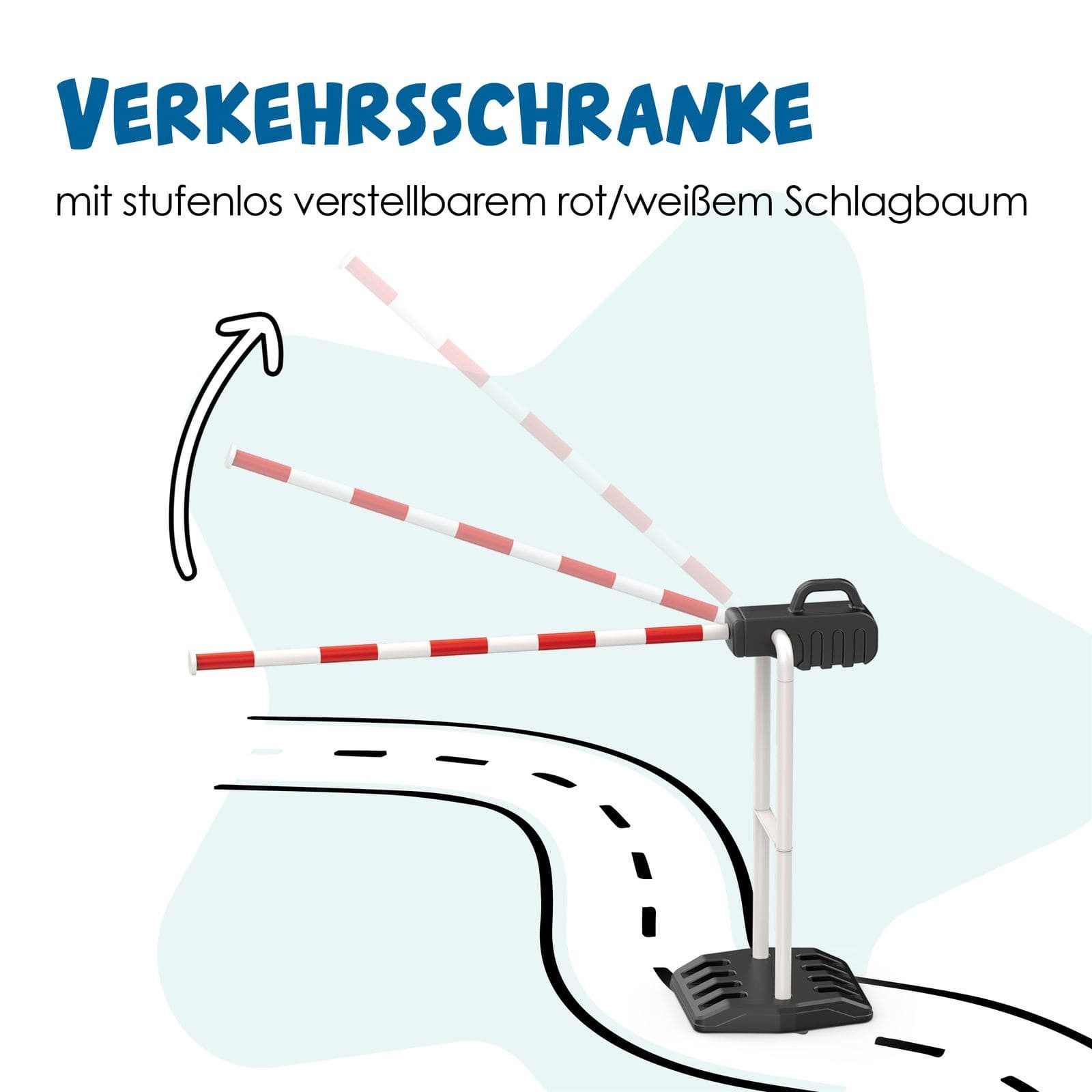 alldoro Spiel-Verkehrsschranke Große Verkehrsschranke für Kinder günstig online kaufen