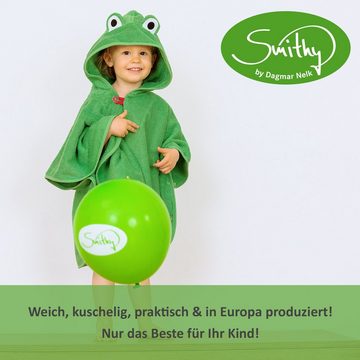 Smithy Badeponcho Baby Frosch, grün, Frottee, Frottee, Knöpfe am Armloch, made in Europe