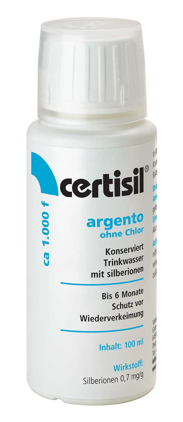 Certisil Wasserfilter Certisil Argento ca 1.000 f ohne Chlor