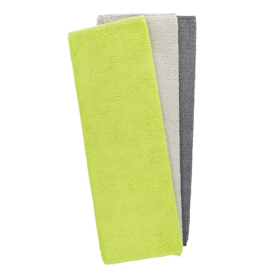 Universal-Mikrofasertücher, 33x33 cm, 3 Stk Mikrofasertuch (Mikrofaser, 3-tlg)