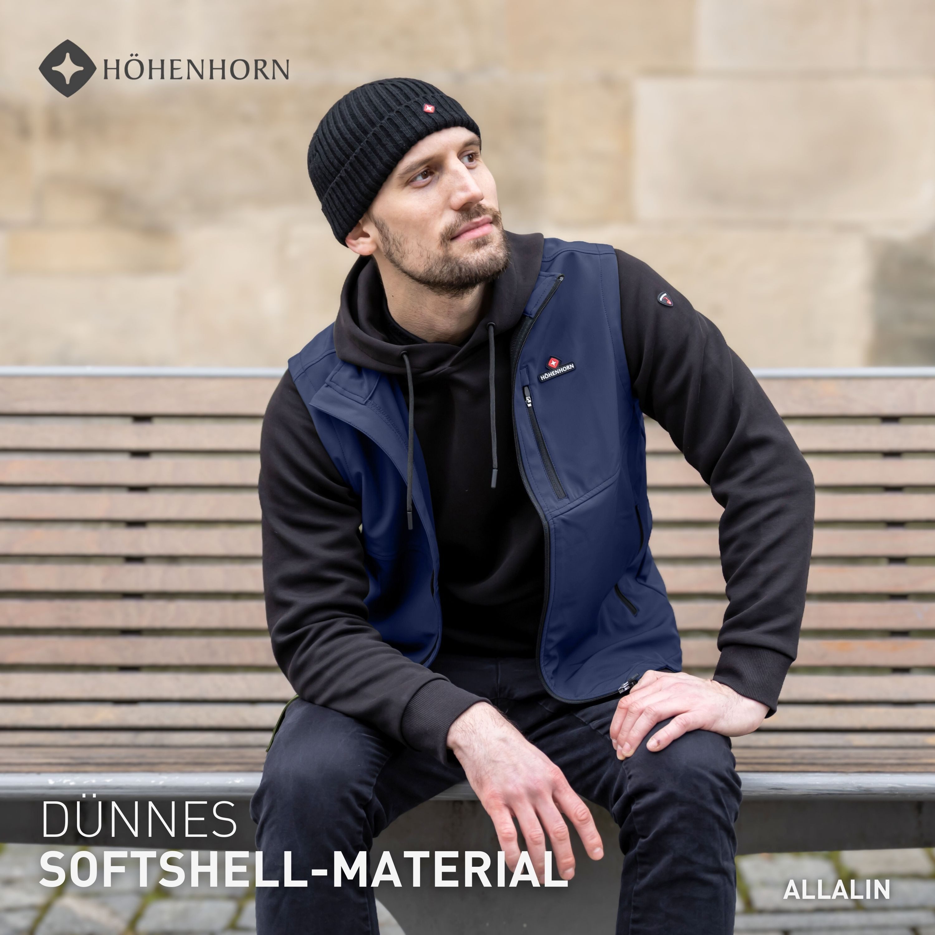 Höhenhorn Softshellweste Allalin Herren Weste Softshell Outdoor Softshellweste