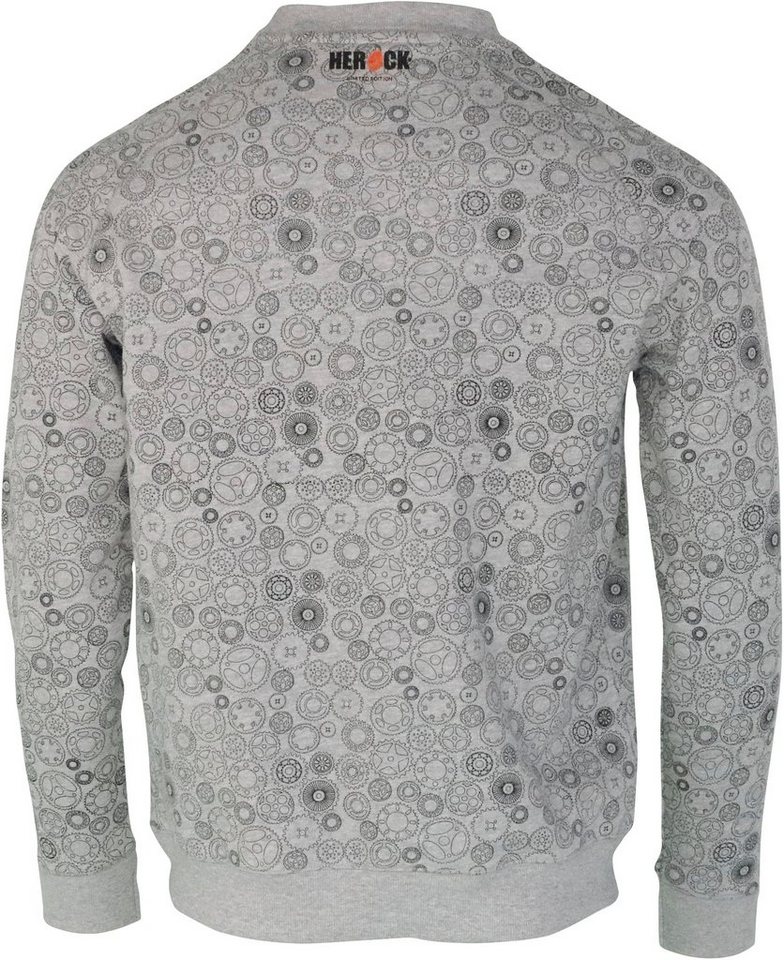 Herock Sweater Engineer Mit Zahnrad-Muster & Herock®-Aufdruck, angenehmes  Tragegefühl