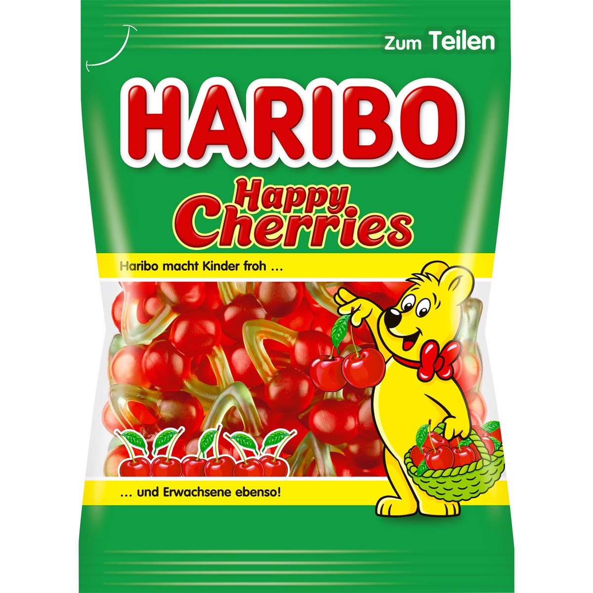 HARIBO Süßigkeit, Haribo Happy Cherries Fruchtgummi Kirschen mit Kirschgeschmack 175g