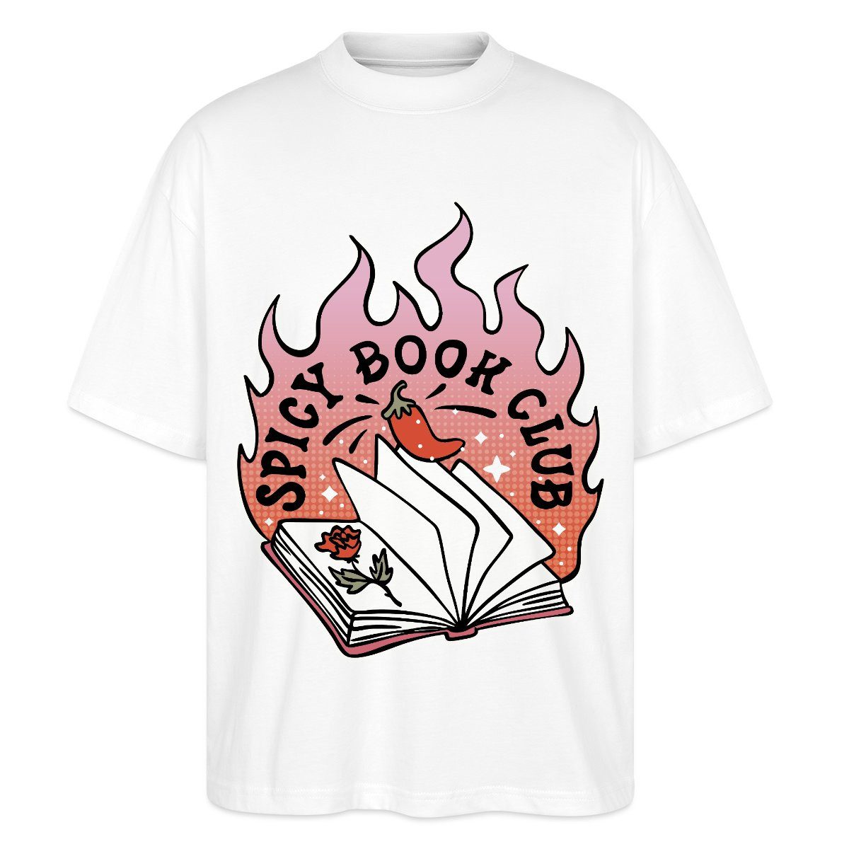 T-Shirt Spicy Book Club – Für heiße Lesenächte Oversize Unisex T-Shirt