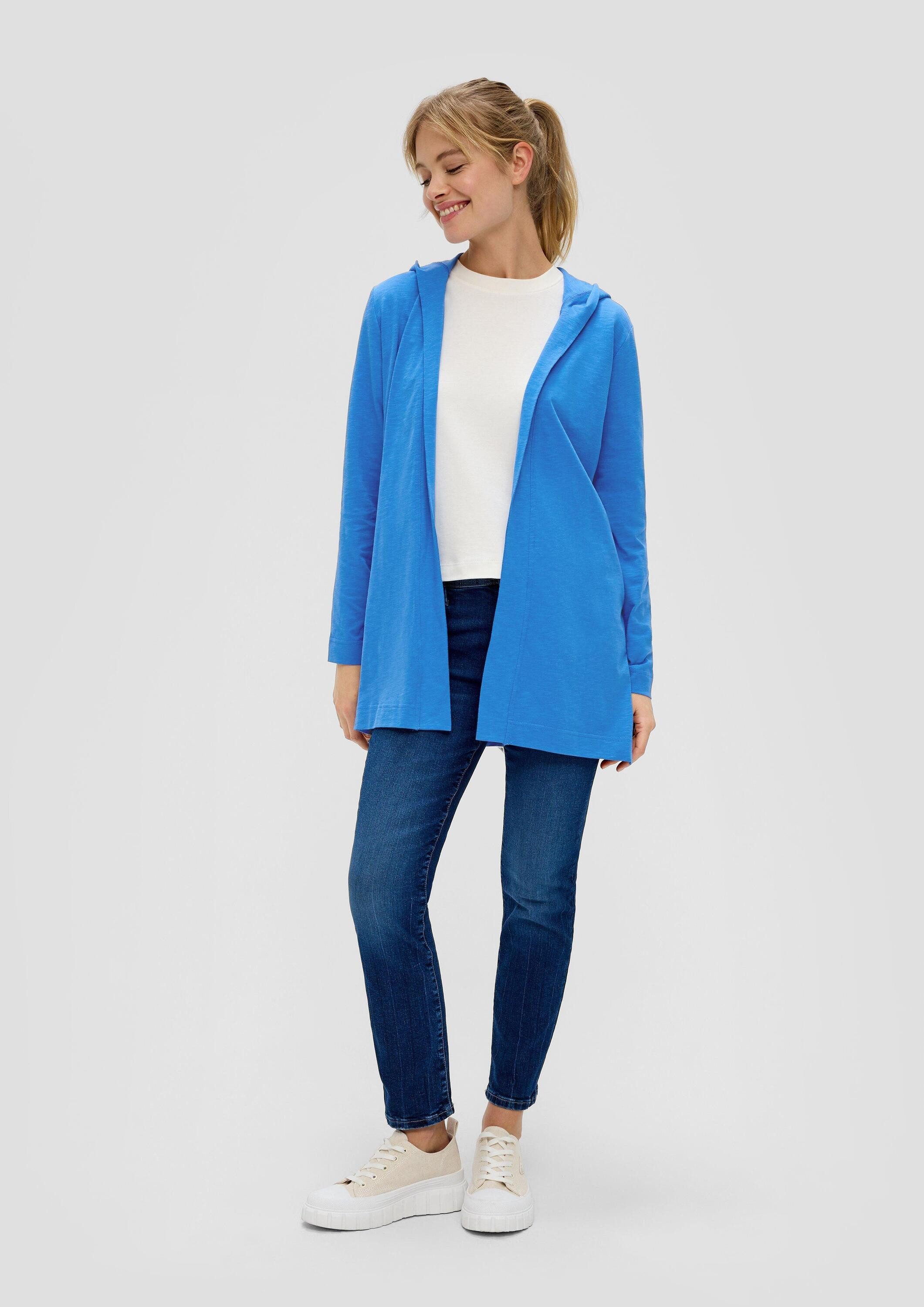s.Oliver Cardigan T-Shirt Sweatjacke mit Kapuze