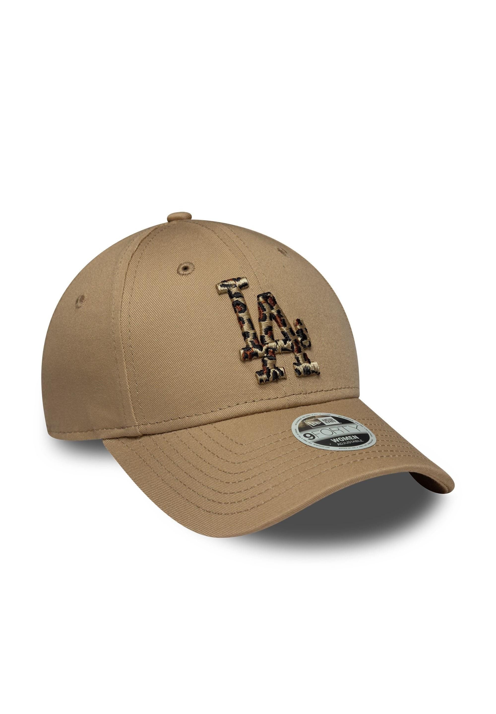 New Era Baseball Cap Los Angeles Dodgers New Era MLB Animal Infill 9Forty Women Cap Beige (1-St)