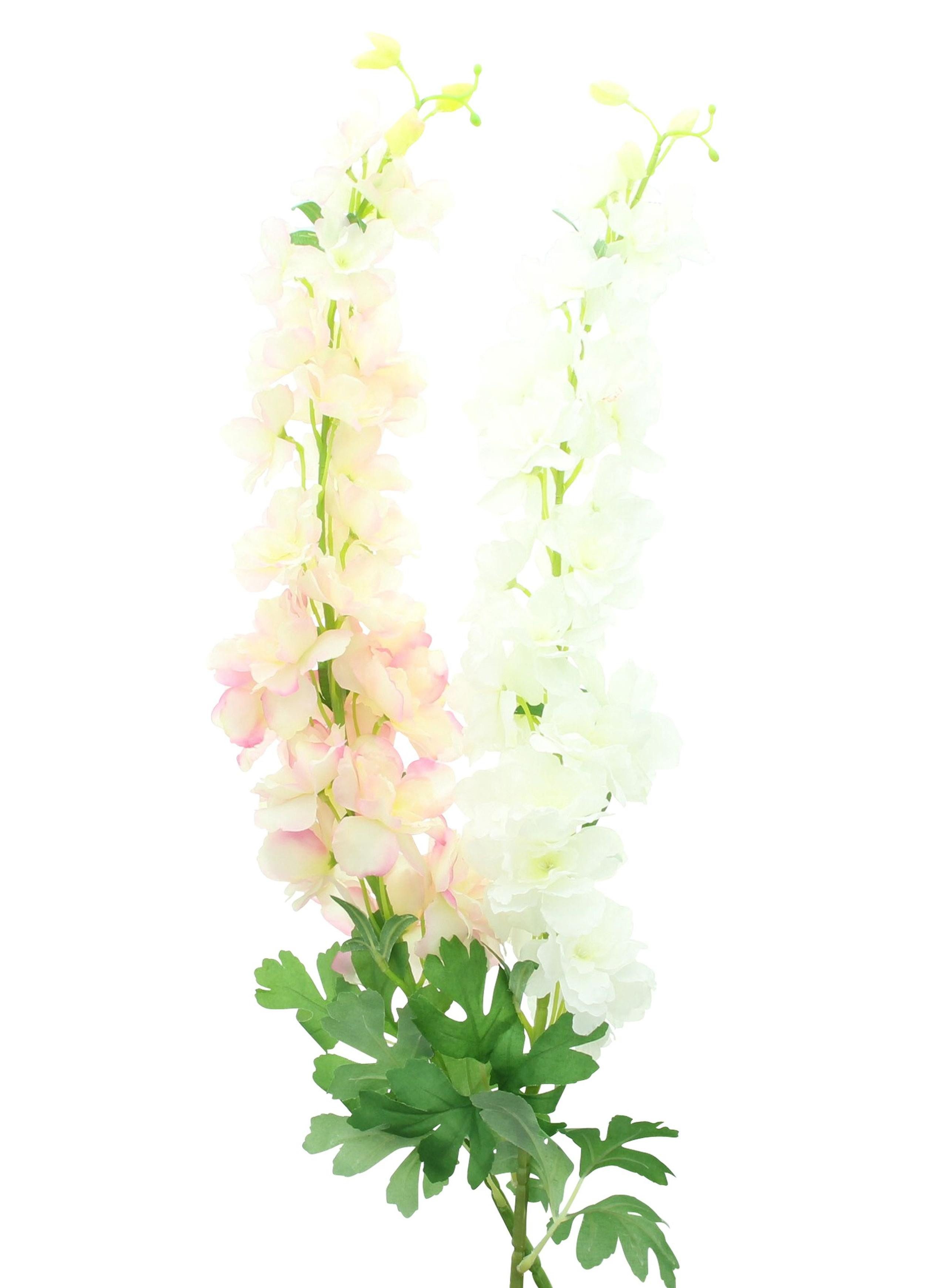Kunstpflanze Kunstblume "Feldrittersporn", 2er Set