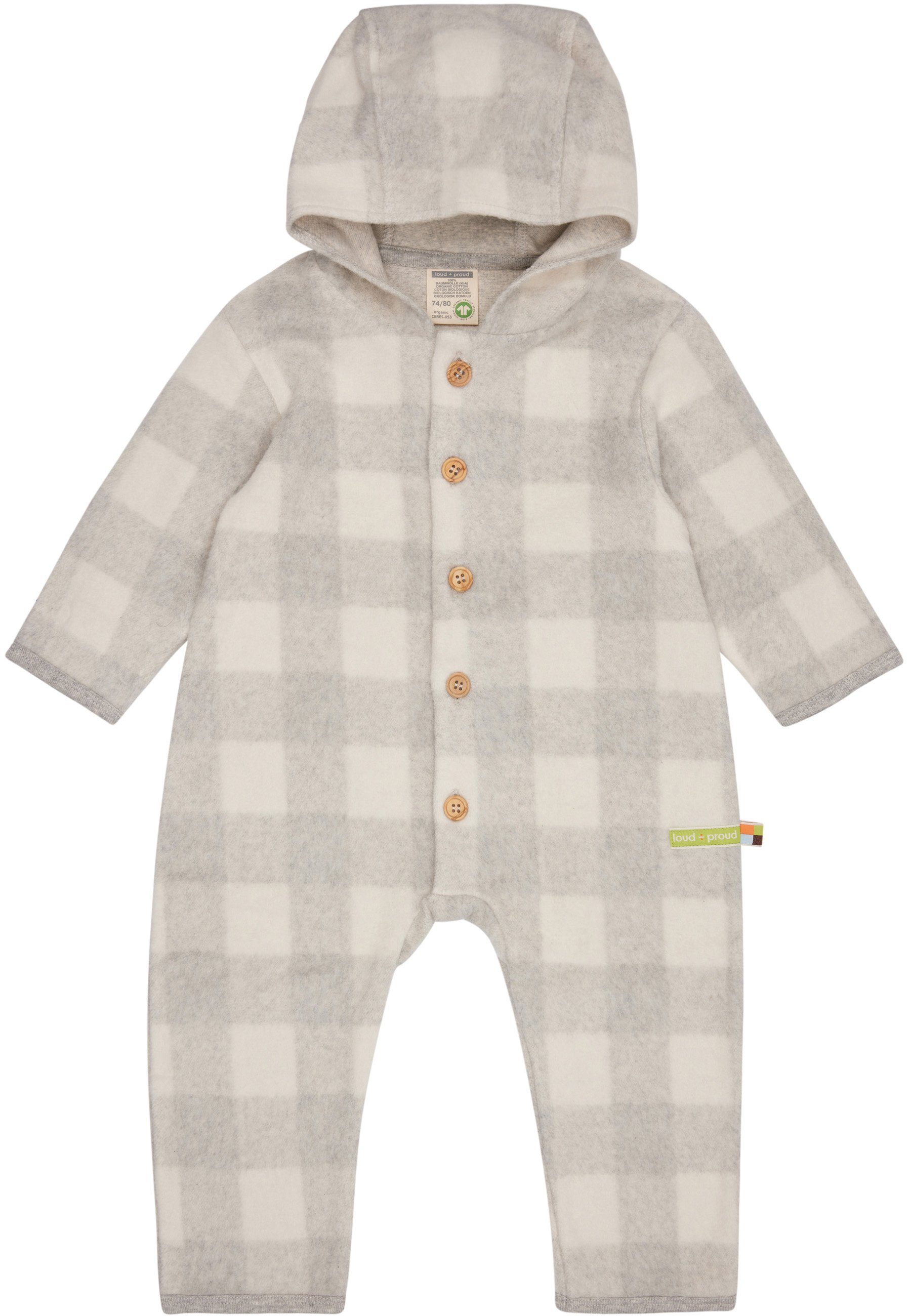Bio Baby Overall Aus Baumwoll-Fleece - GOTS Zertifiziert & Nachhaltig
