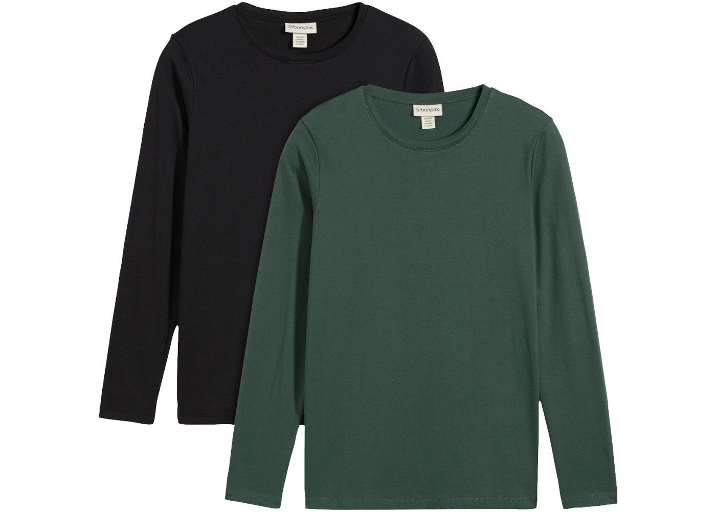 bonprix Umstandsshirt (Packung) im Doppelpack, aus Jersey, lässig geschnitten