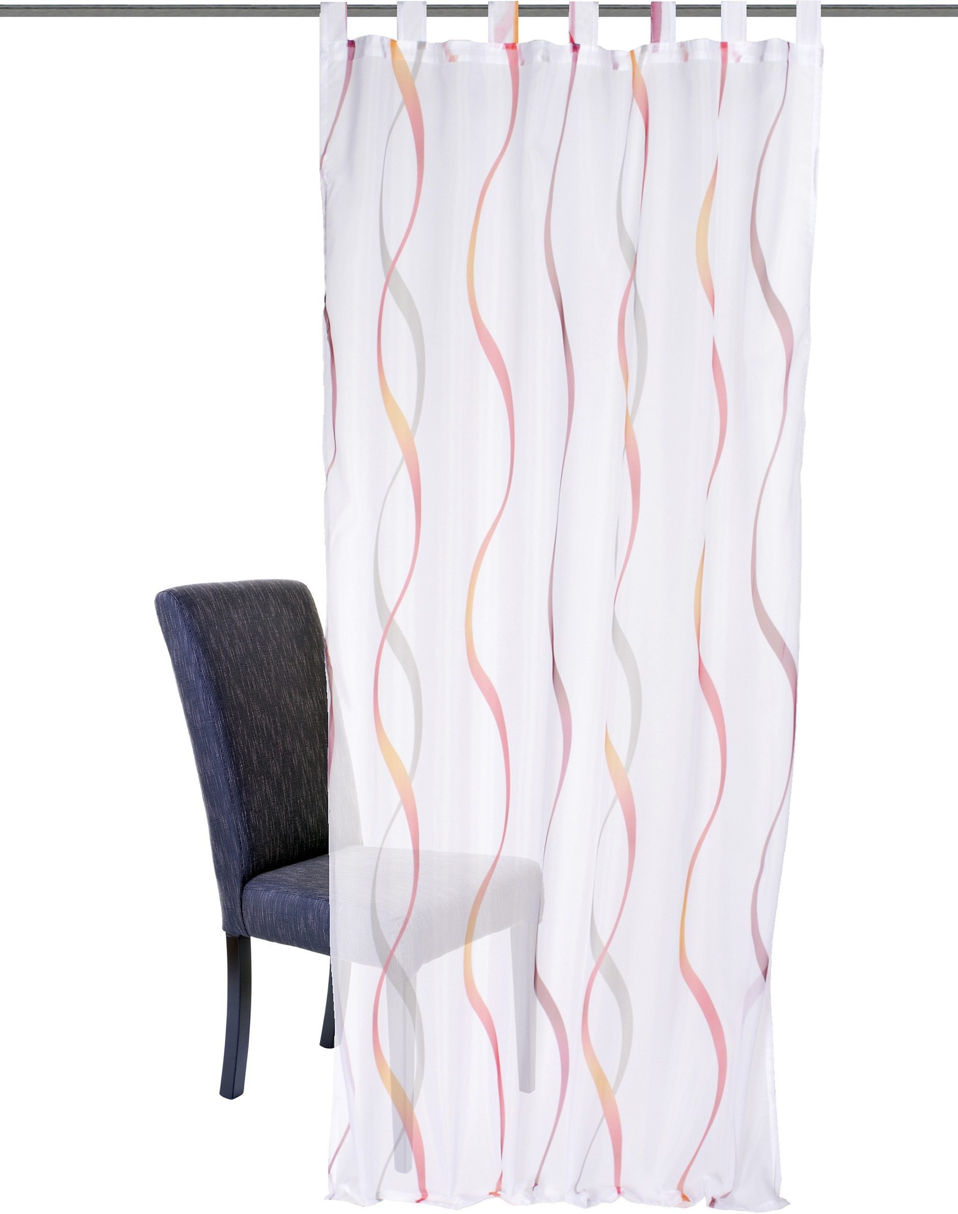 HOME WOHNIDEEN Gardine Colorado Springs, Schlaufen günstig online kaufen