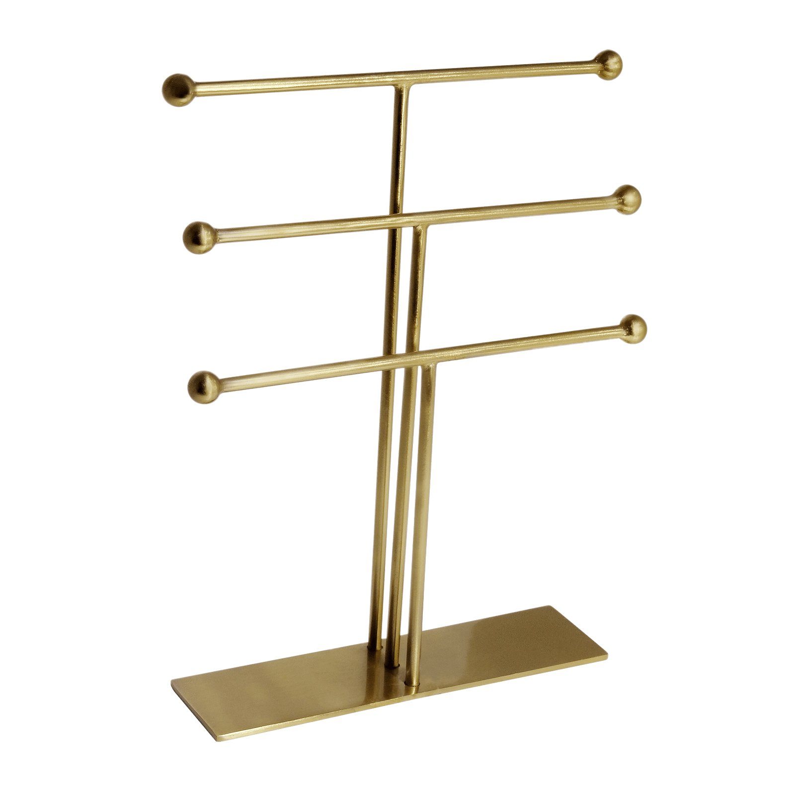 LaLe Living Ювелирные изделия Ela dreistufig 25x5 cm in Gold und Schwarz, aus Eisen