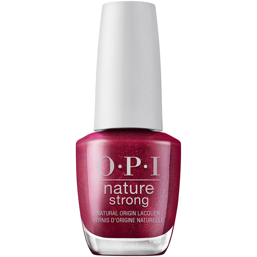 OPI Nagellack Nature Strong Raisin Your Voice, deckend, glänzend, langanhaltend, schnelltrocknend