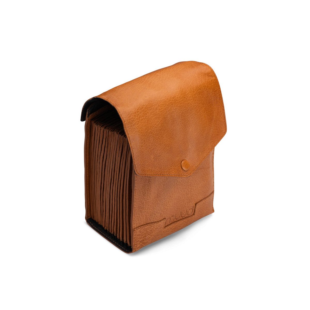 muud Handtasche Lederorganizer Betina XL Whisky