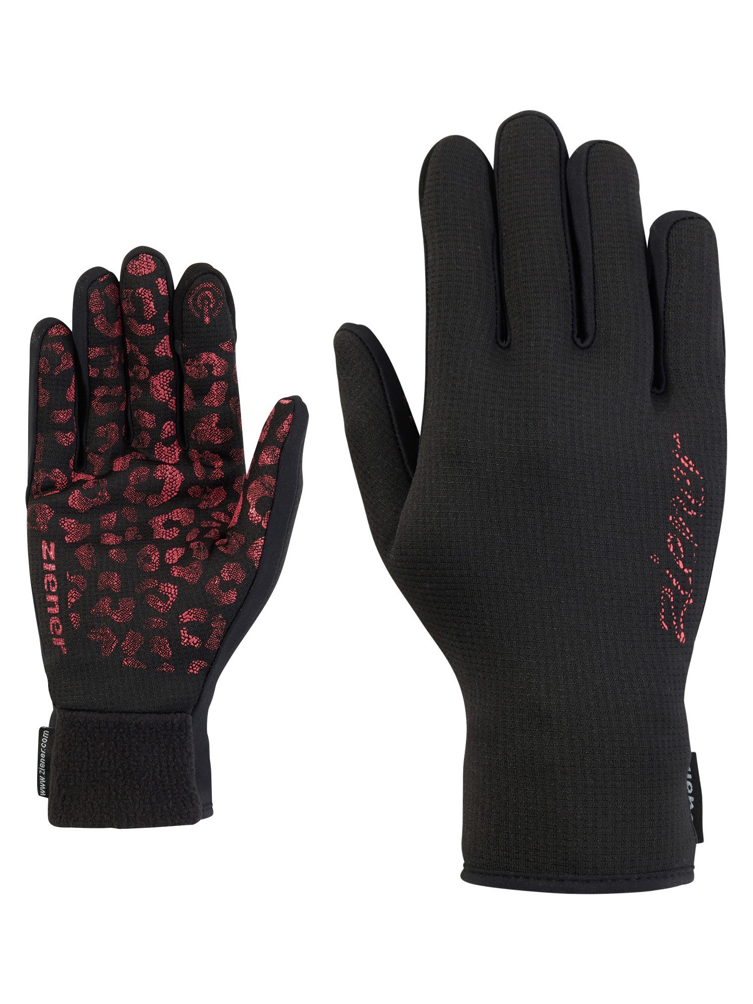 Ziener Fahrradhandschuhe LICKOSO-Z TOUCH JUNIOR weich, wärmend, atmungsaktiv, TOUCH-Funktion