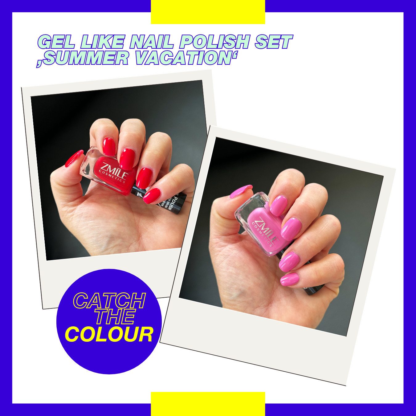 ZMILE COSMETICS Nagellack-Set Gel Like Nail Polish Set 'Summer Vacation', 5-tlg., mit veganer Formulierung – Bild 5 von 5