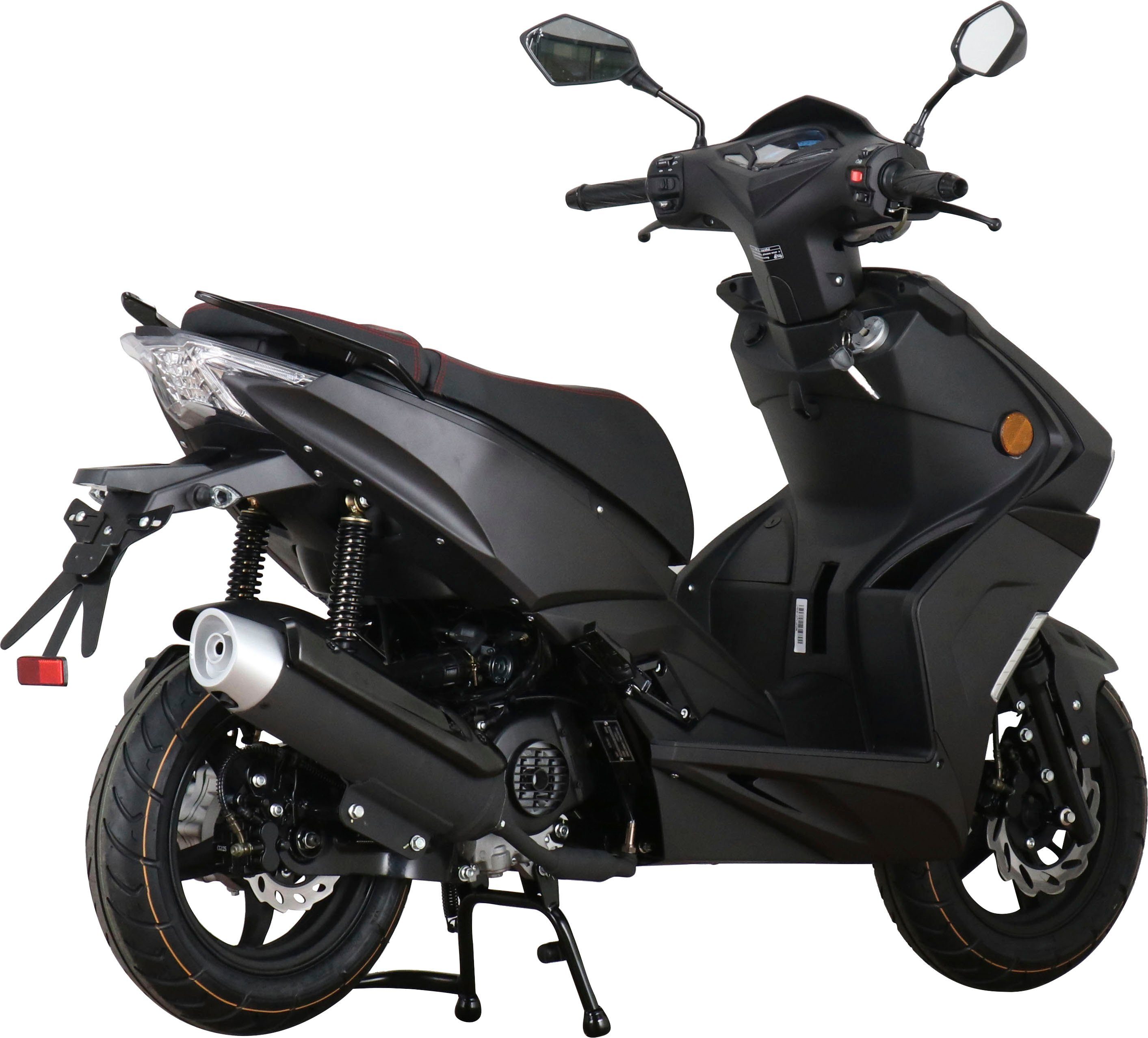 schwarz ccm, GT Striker, 5 50 Motorroller km/h, Euro UNION 45