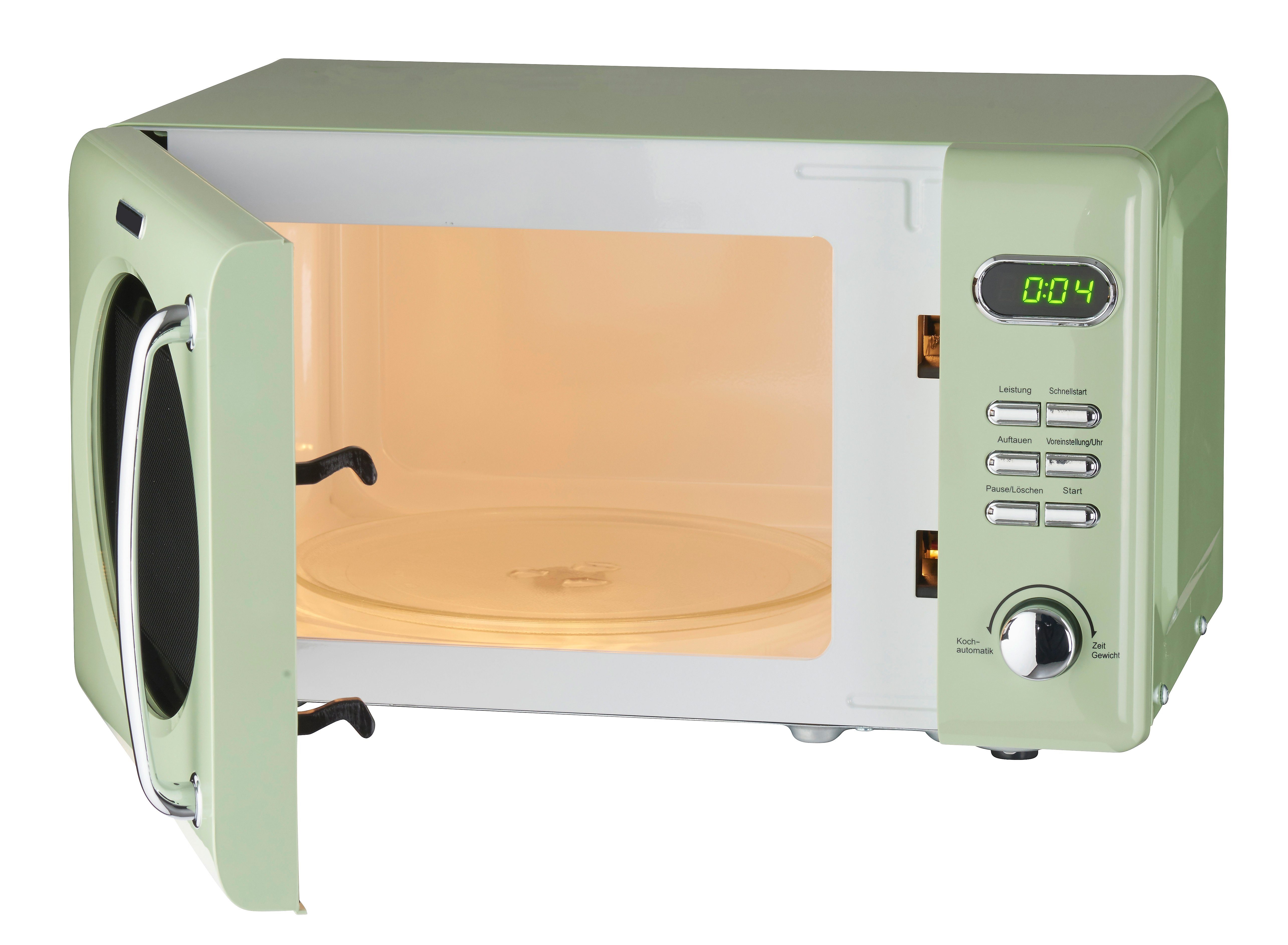 Wolkenstein Mikrowelle, Automatische Garprogramme 8, Auftaufunktion, 20,00 l, digitaler Timer