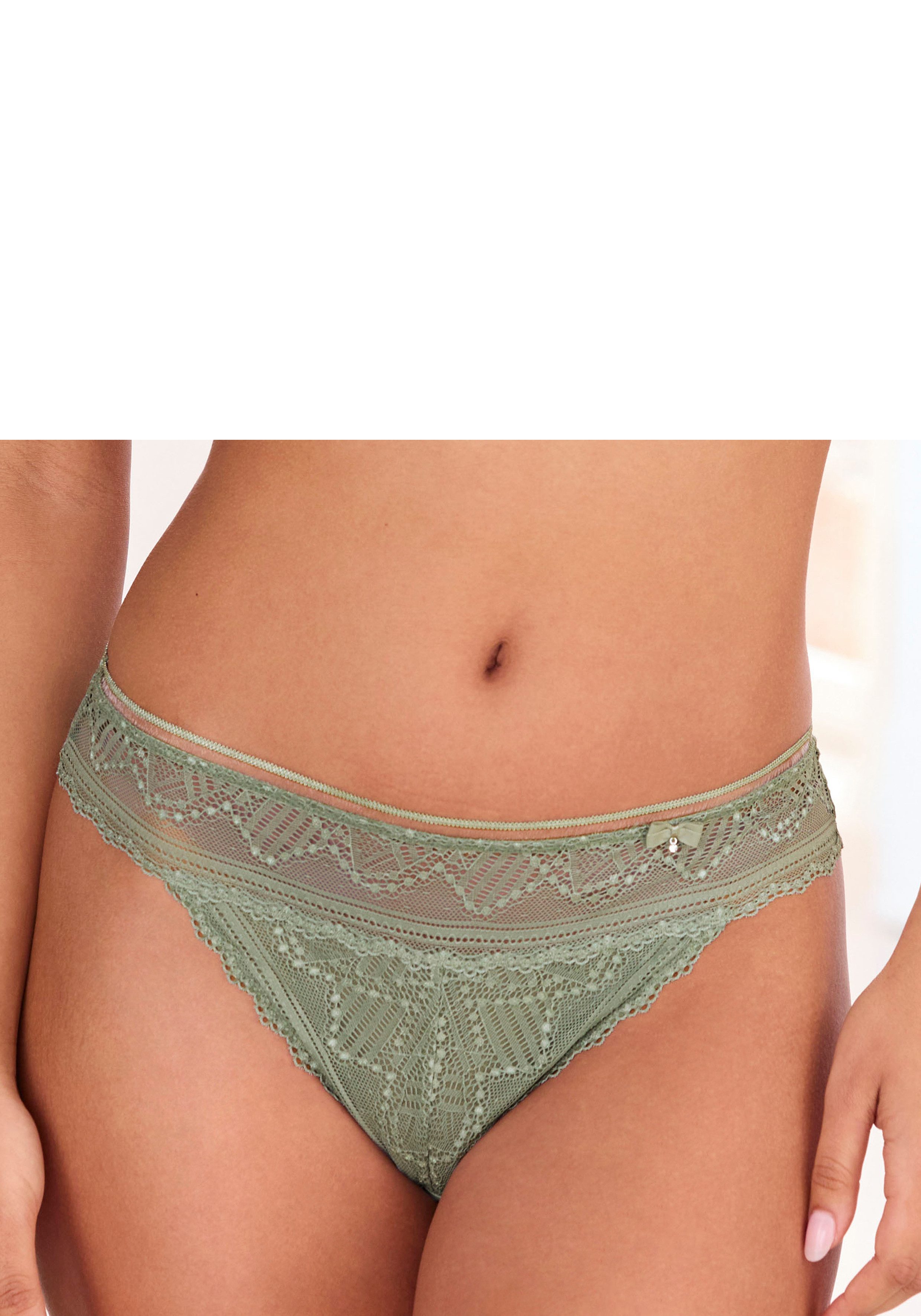 LASCANA String Tiziana mit anteilig recycelter Spitze