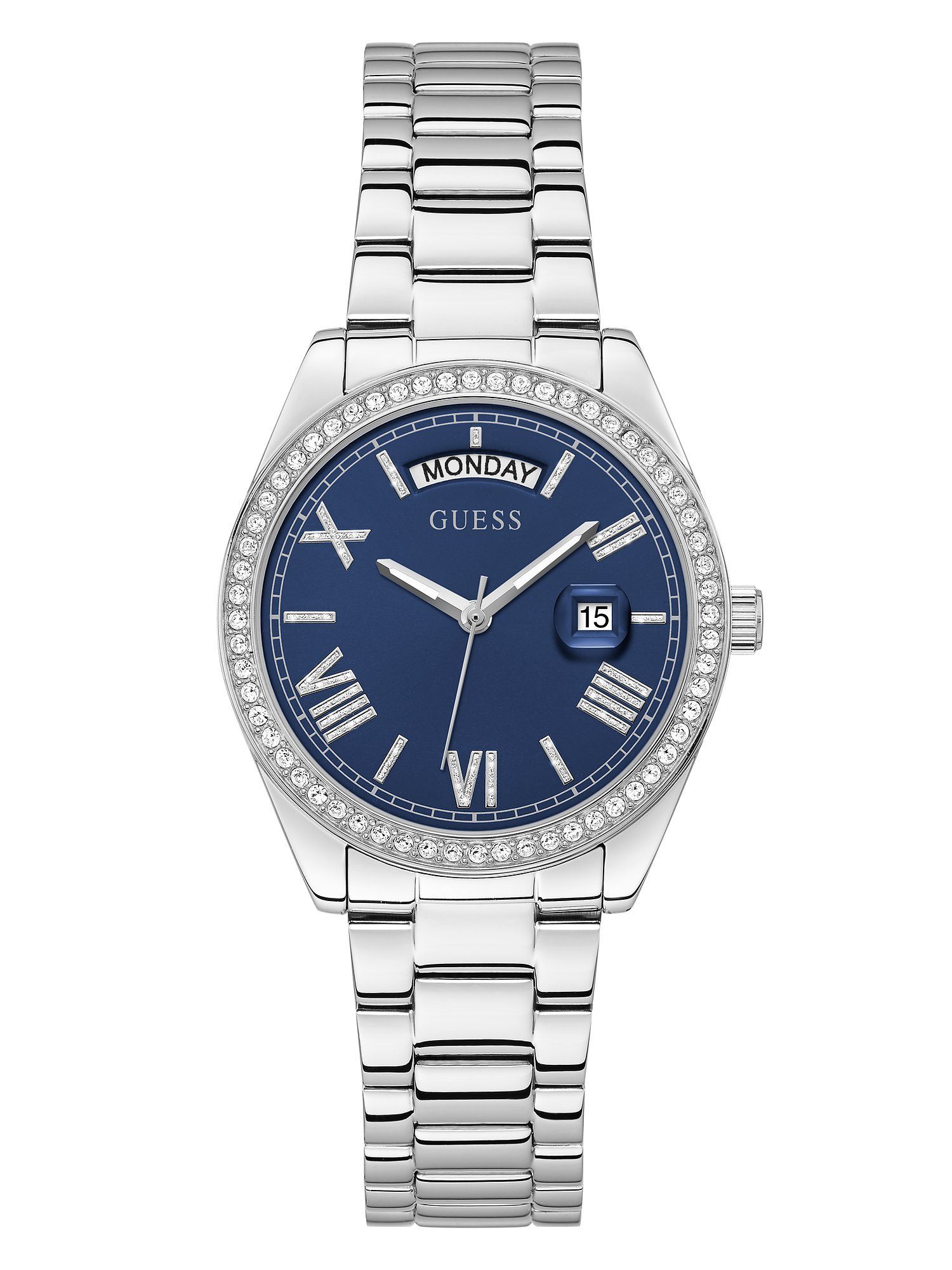 Quarzuhr Guess Damen-Uhren Analog Quarz