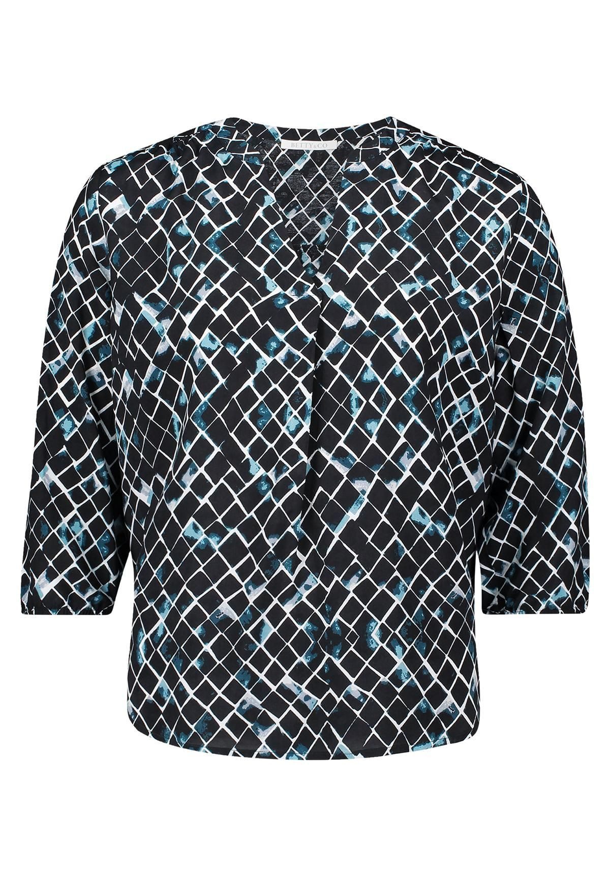 Schlupfbluse Damen mit Print