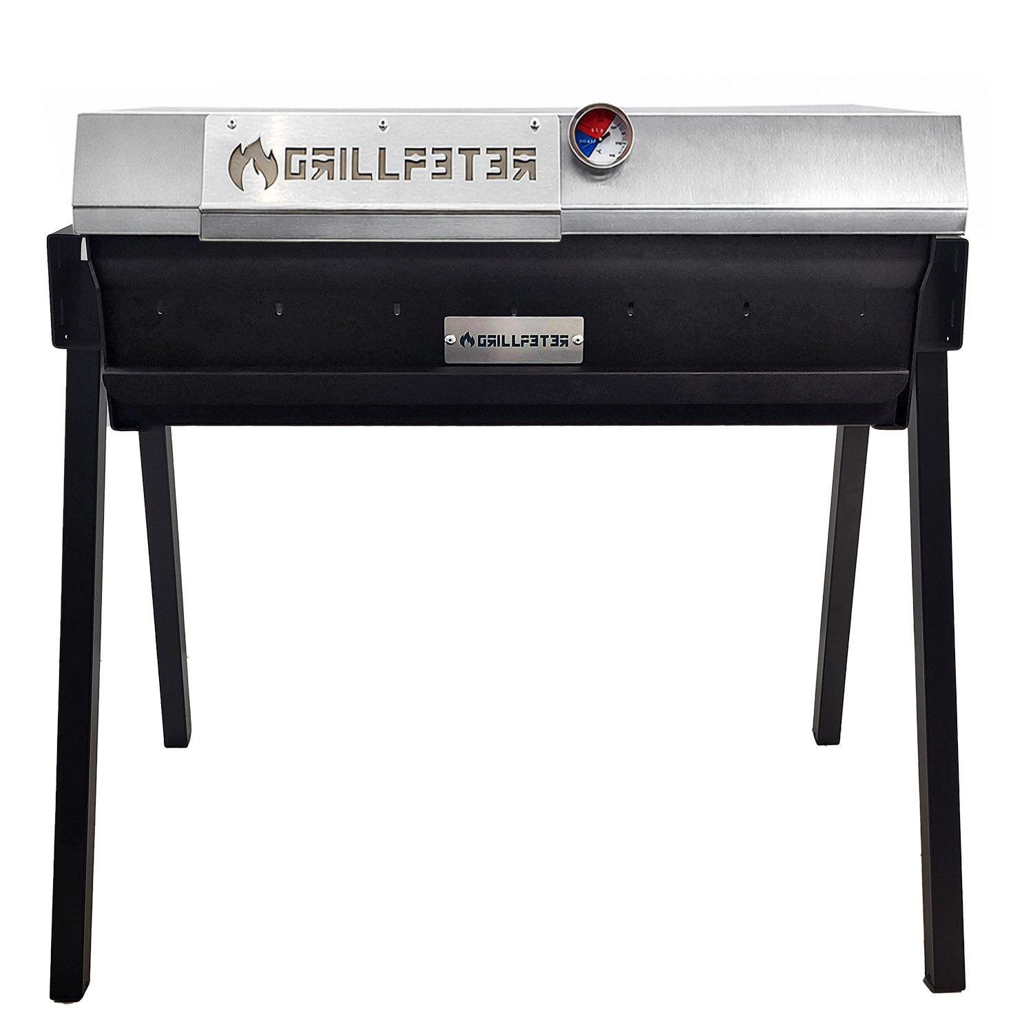 Grillpeter Holzkohlegrill Profi Mangal Altan 70 Stahl 3mm Schaschlikgrill Edelstahldeckel