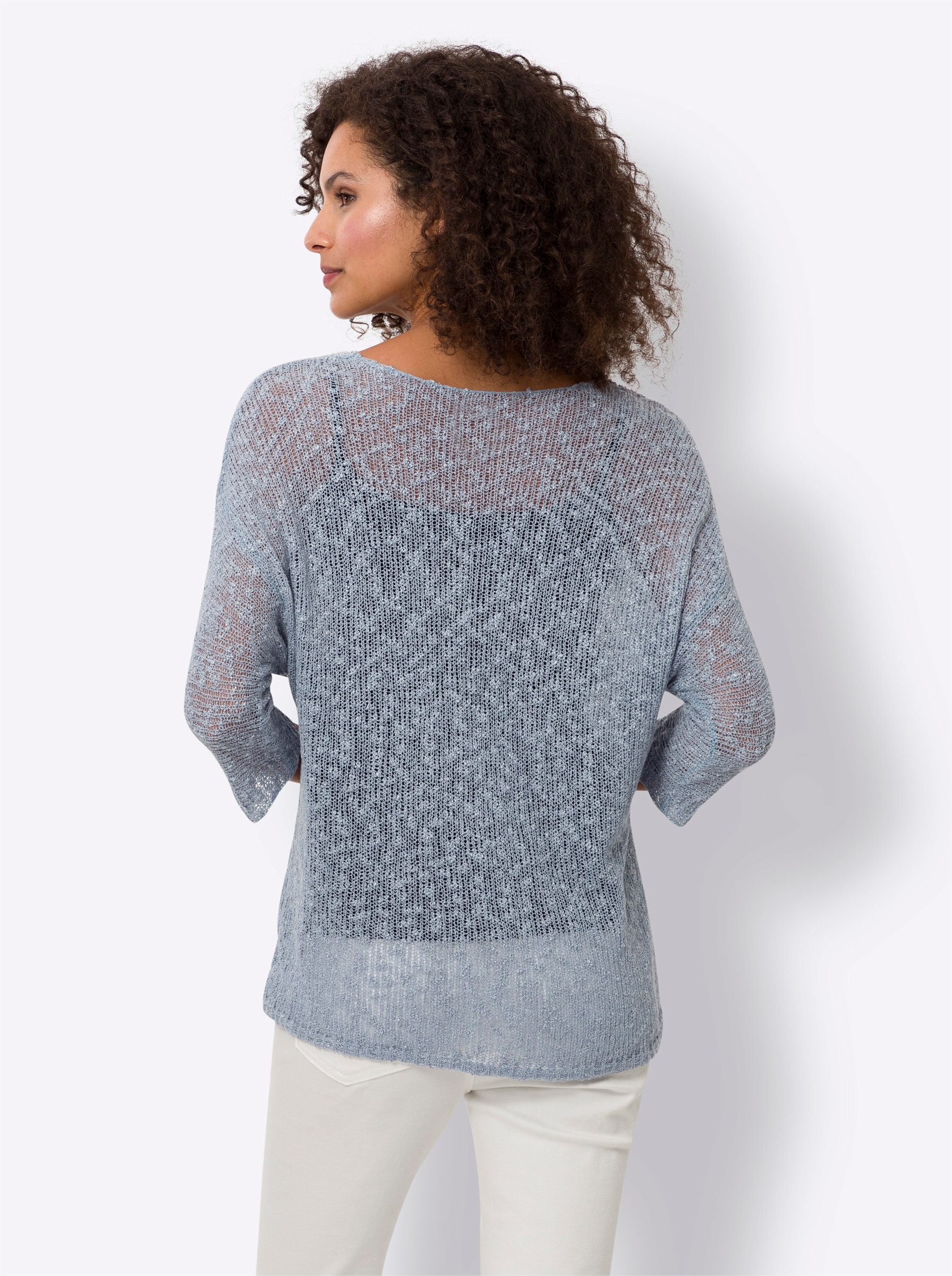 heine Strickpullover V-Ausschnitt-Pullover günstig online kaufen