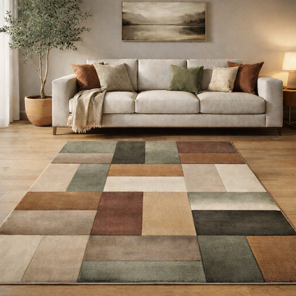 Pergamon Designteppich Designer Teppich Maui Modern Trend, Rechteckig, Höhe: 13 mm