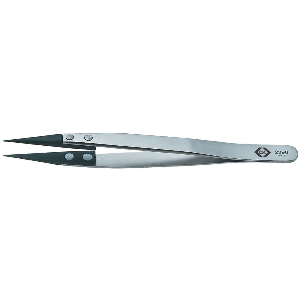 C.K Pinzette C.K T2390 Bestückungspinzette 249CF Spitz, fein 130 mm