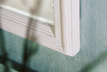 riess-ambiente Wandspiegel CASTILLO 100cm weiß (Einzelartikel, 1-St), Schlafzimmer · Fenster-Design · Deko · Landhausstil · handmade · Flur