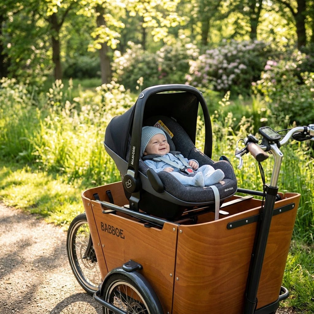Babboe Fahrradkindersitz Babboe Steco Untersatz für Maxi-Cosi-Halterung Baby-Mee