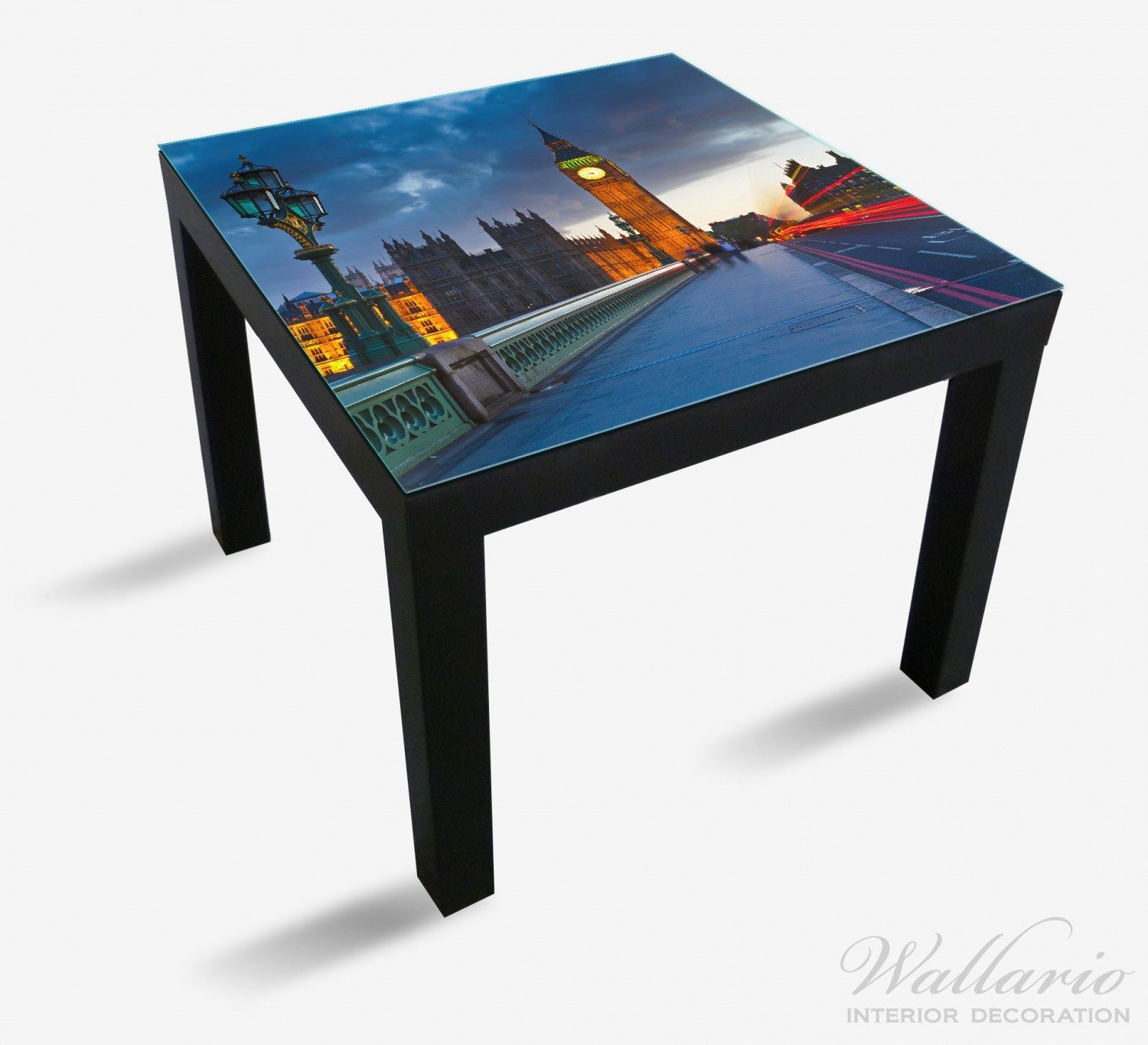 Big Ben Ikea für Tischplatte Nacht geeignet London- (1 Wallario St), bei Tisch Lack
