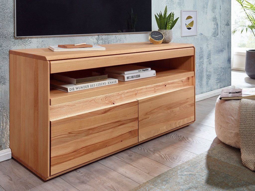 Main Möbel TV-Board TV Element Lowboard 123x63cm Kernbuche Berlin