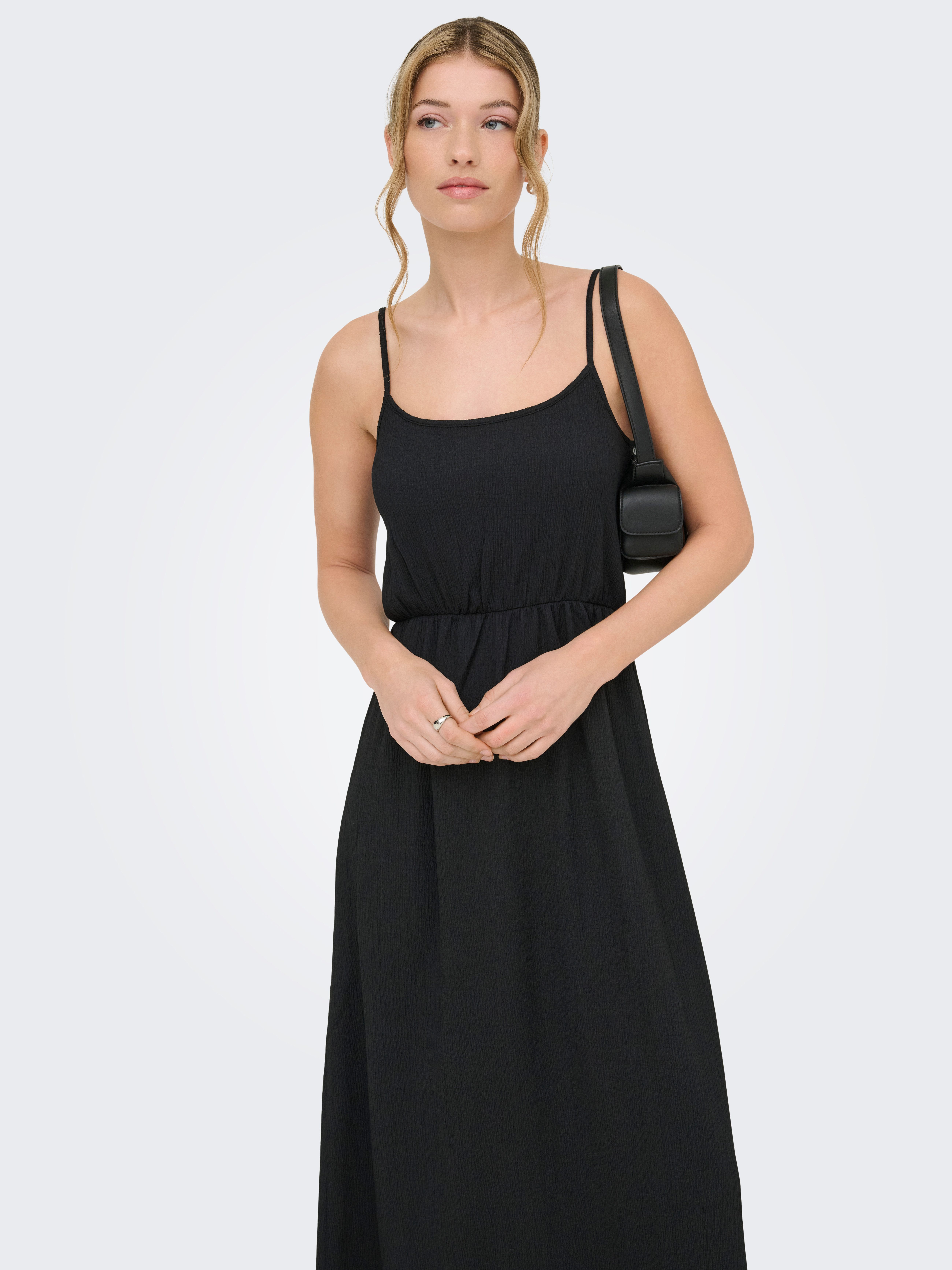 ONLY Maxikleid ONLALTA S/L LONG STRAP DRESS PNT ZLO