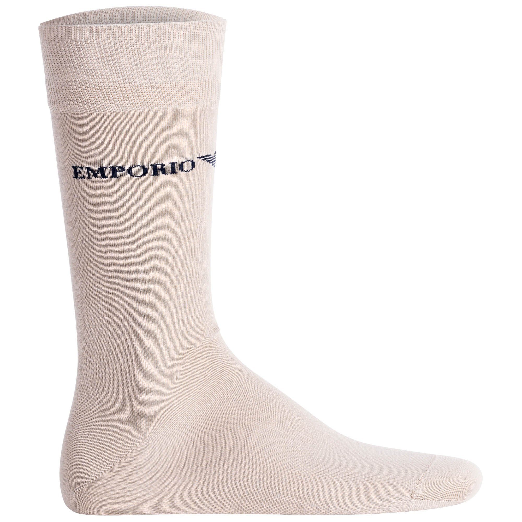Emporio Armani Kurzsocken Herren Socken 3er Pack Baumwolle (Packung, 3er Pack)