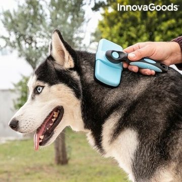 InnovaGoods Reinigungsbürste Reinigungsbürste für Haustiere mit Einziehbaren Borsten