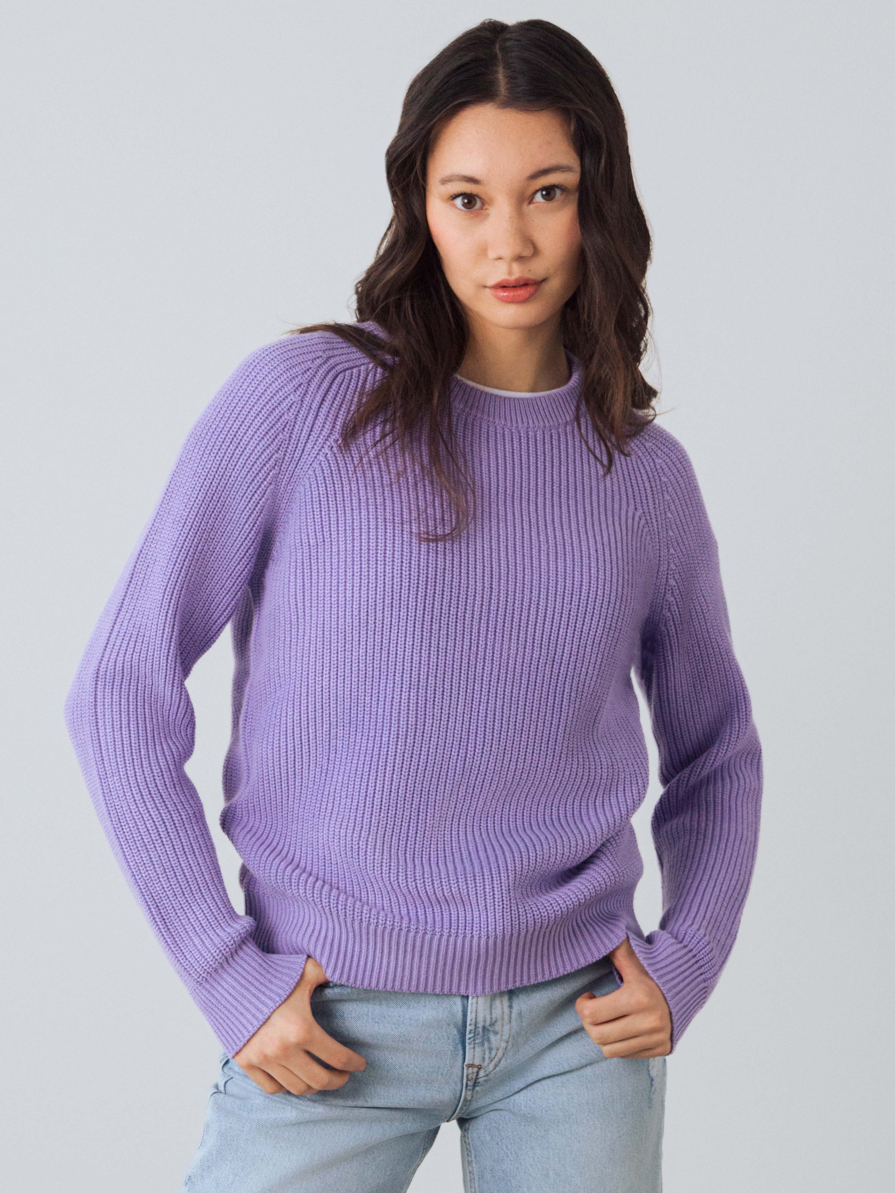 HONEST BASICS Strickpullover Grobstrick Pullover Damen aus Bio-Baumwolle
