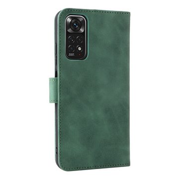 König Design Handyhülle Xiaomi Redmi Note 11 / Note 11S Global, Schutzhülle Schutztasche Case Cover Etuis Wallet Klapptasche Bookstyle