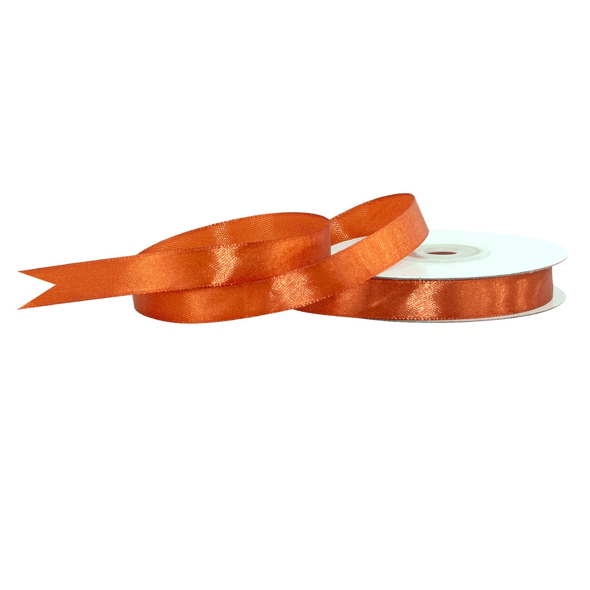 Creativery Satinband, Satinband 12mm x 25m Rolle Kupfer